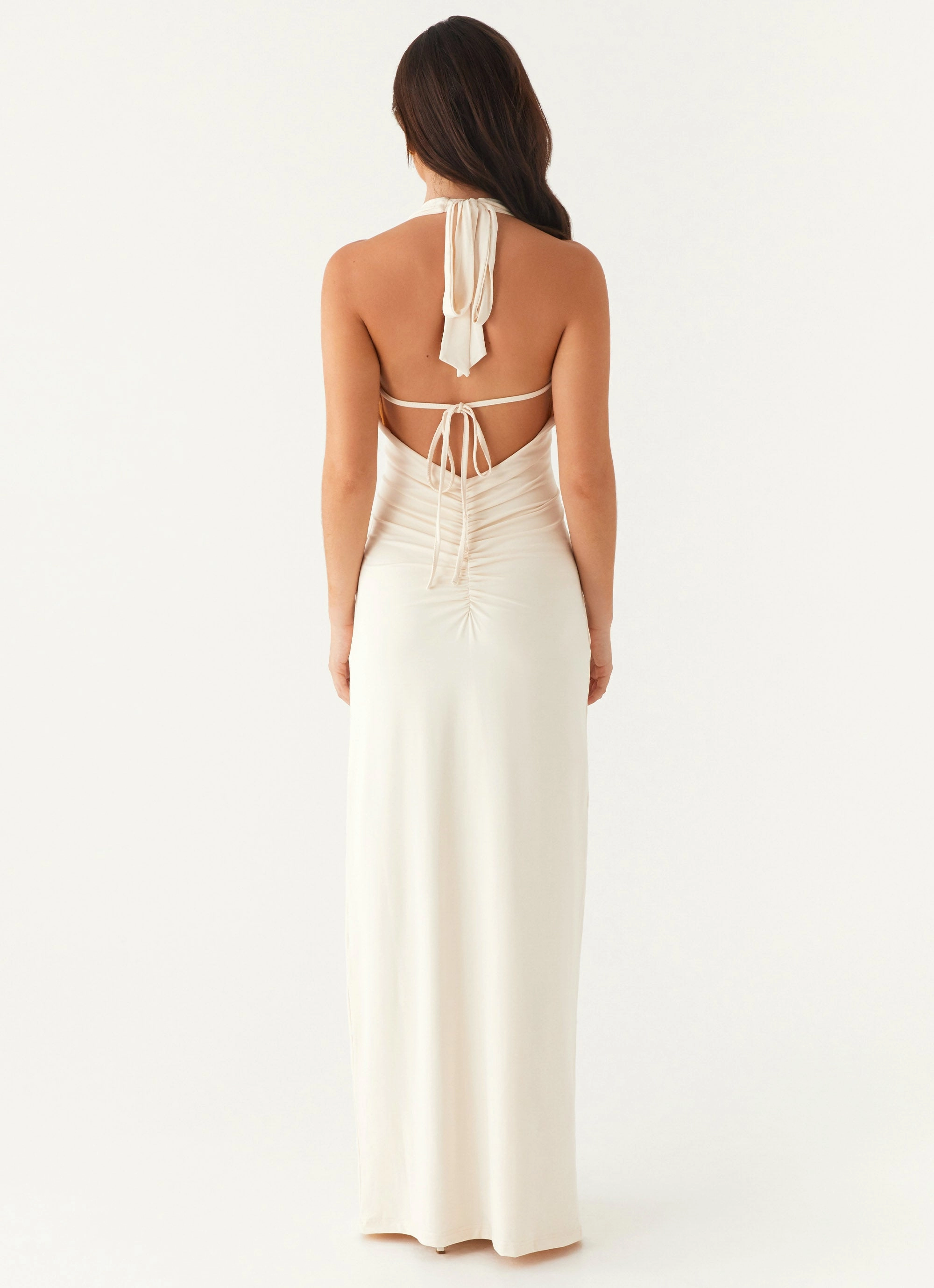 Dominica Maxi Dress - Ivory Flexible Fit