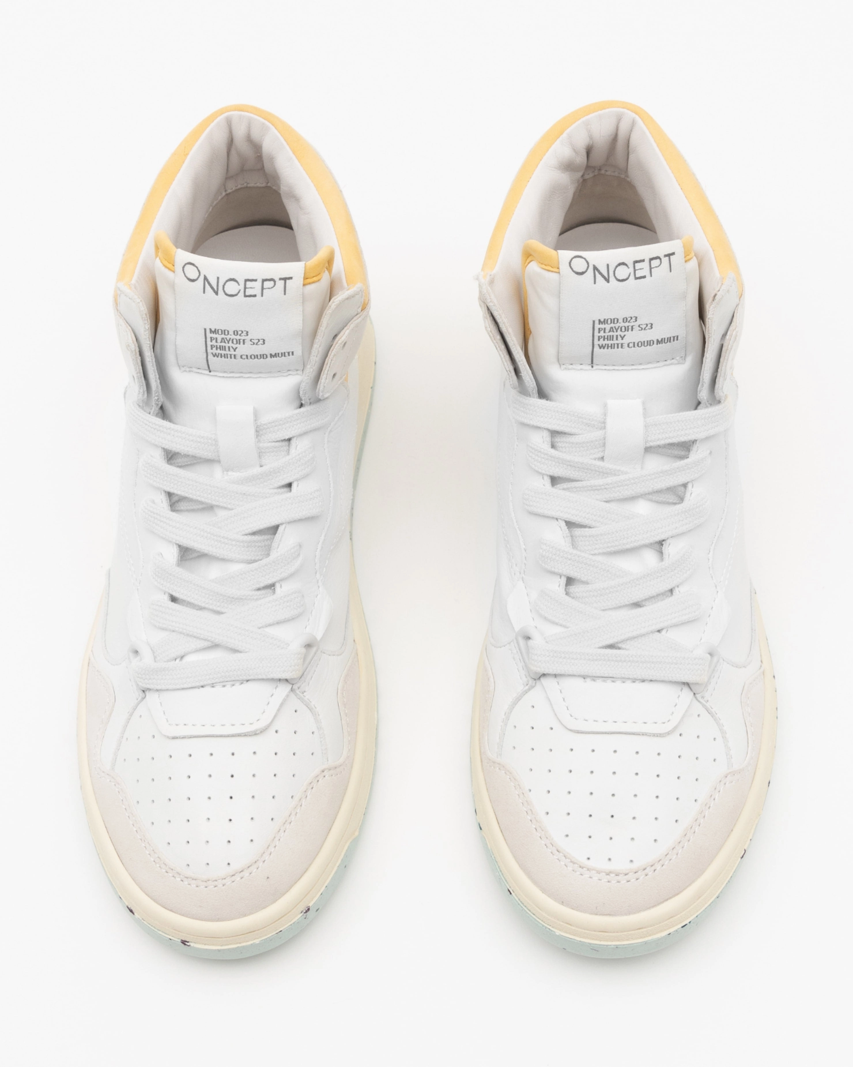 Oncept Philly Sneakers in White Cloud Multi Pace Drive