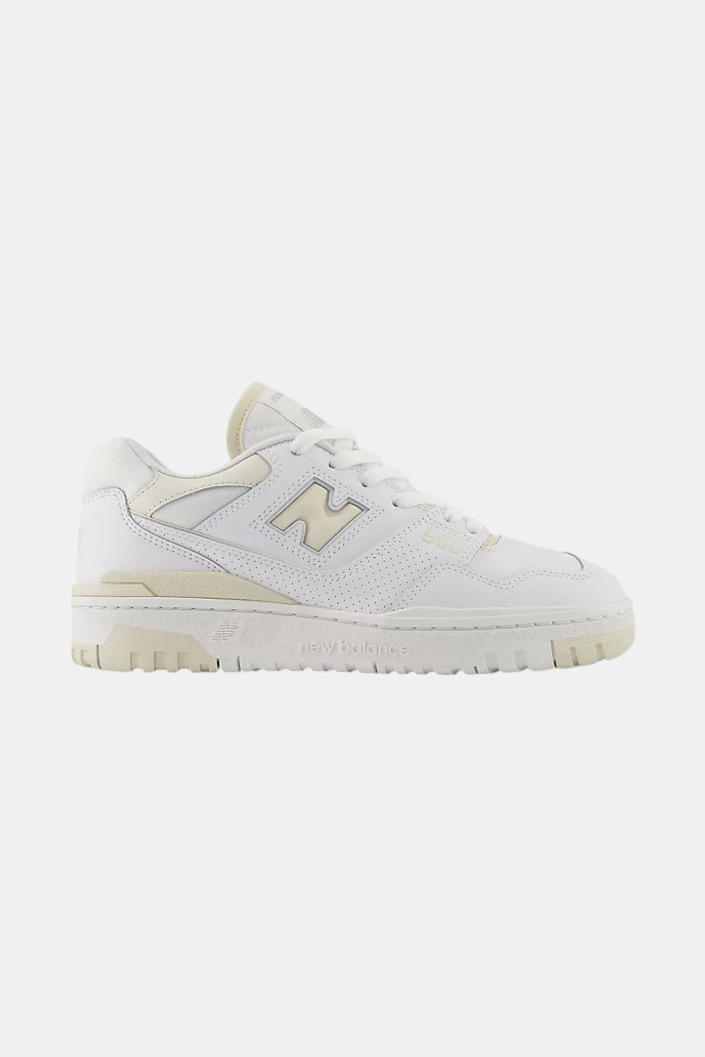 New Balance 550 White/Beige - Women's City Ready Secure lacing system