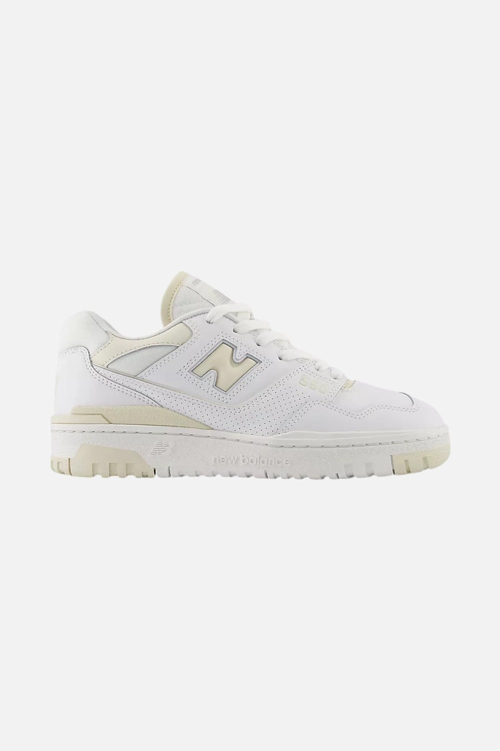 New Balance 550 White/Beige - Women's Cushion Layer