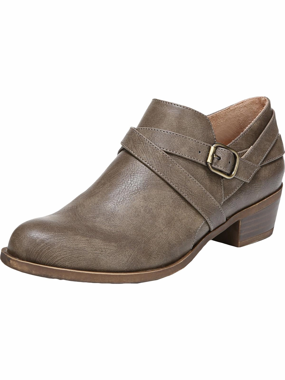 Adley Womens Padded Insole Stacked Heel Clogs Simple Walk Shoes Reinforced Seams