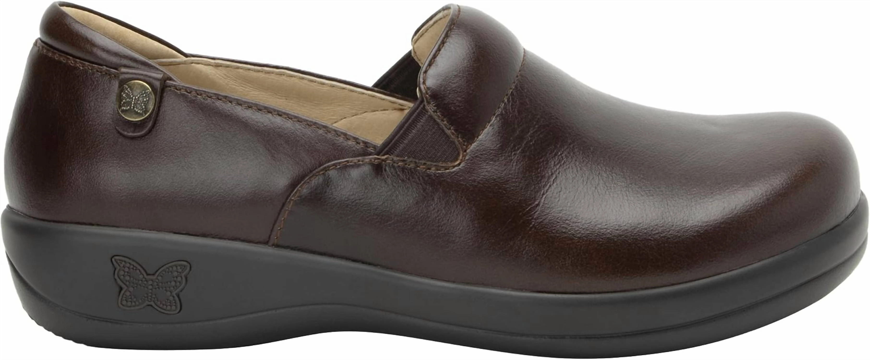 Women's Keli Clogs In Choco Luster Vegan