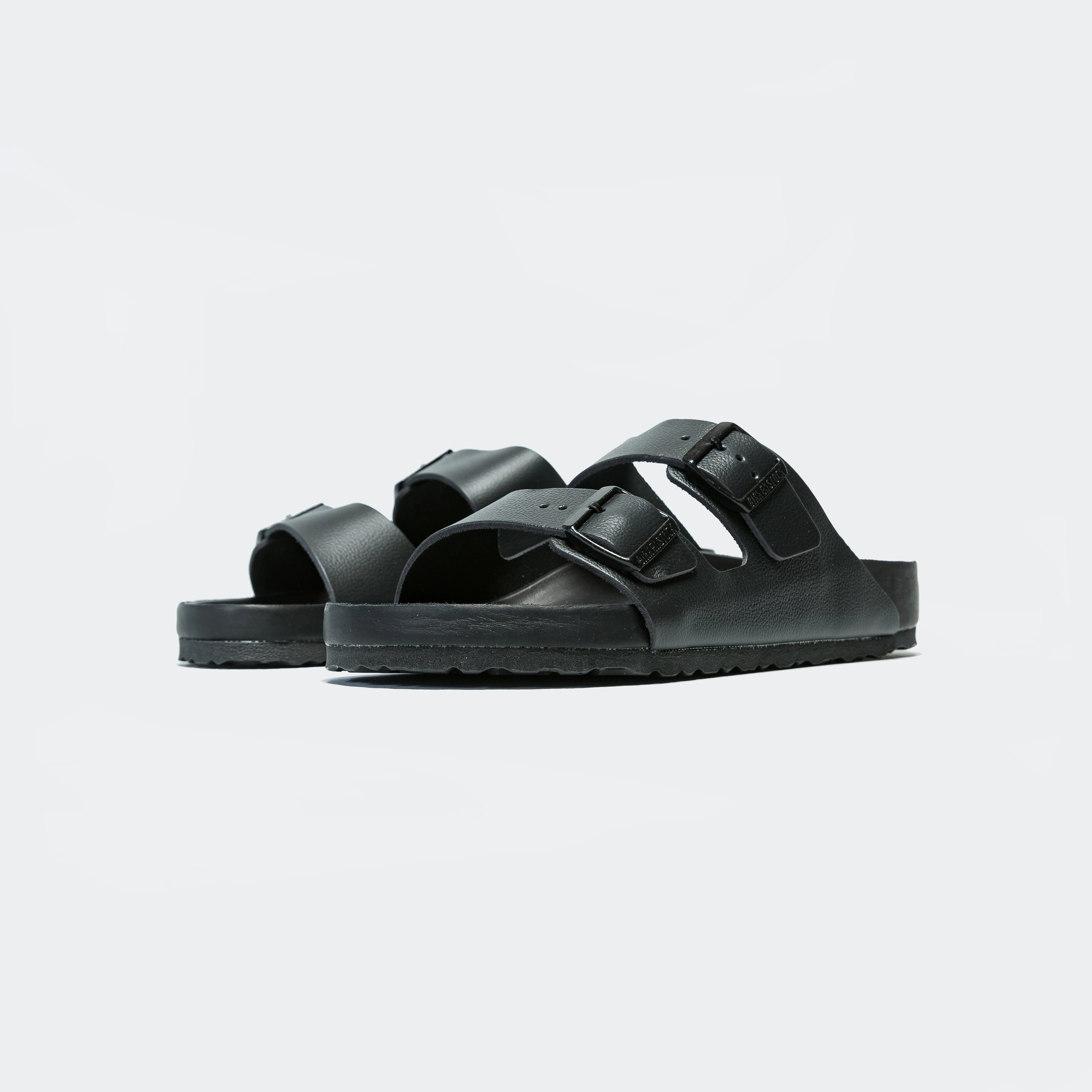 Chic Look Sandal Customization Arizona Exquisite - Black Smooth Leather