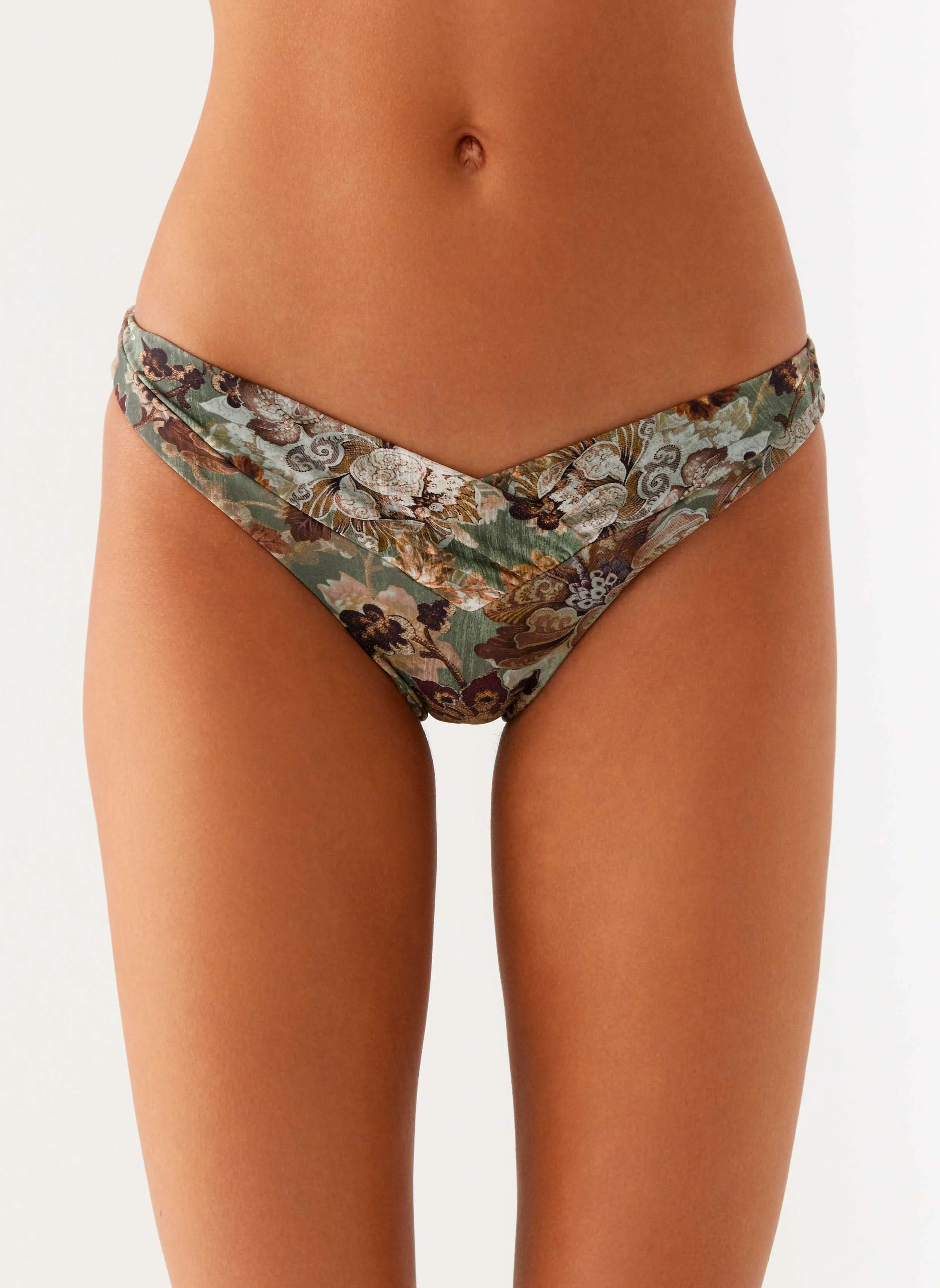 Seaside Look Delta Bikini Bottoms - Vintage Blossom