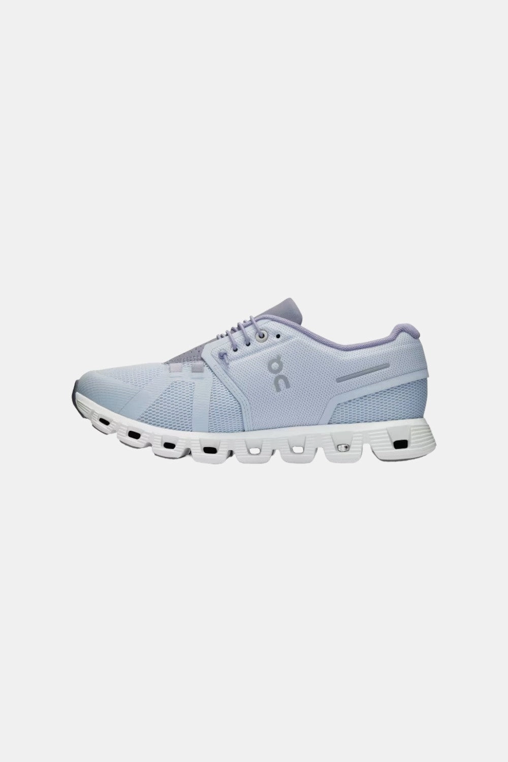 Bounce Support Traction Optimized On Running Womens Cloud 5 Sneakers in Heather Fossil