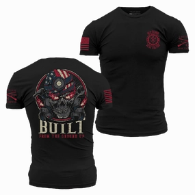 From The Ground Up T-Shirt - Black Machine washable Comfy Wardrobe