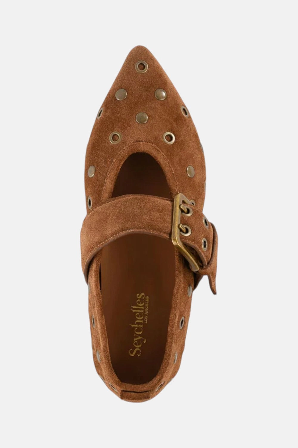 Seychelles Abbey Flat in Brown Flexible Support Shoes