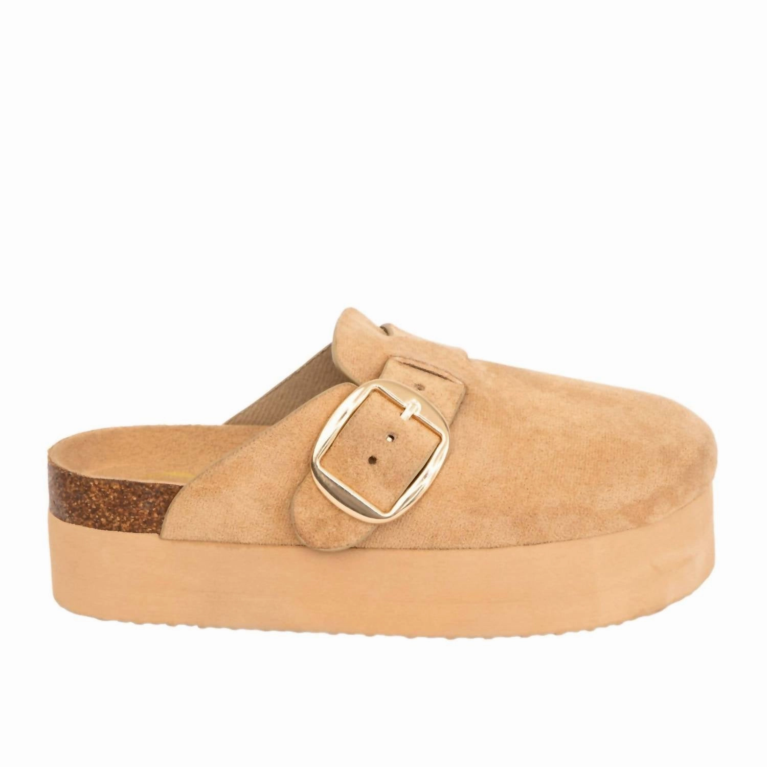 Women's Jasmine Clog Sandals In Mustard Comfortable Step Sandal Quick Walk Slip