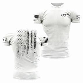 1776 Flag T-Shirt - White Classic Color