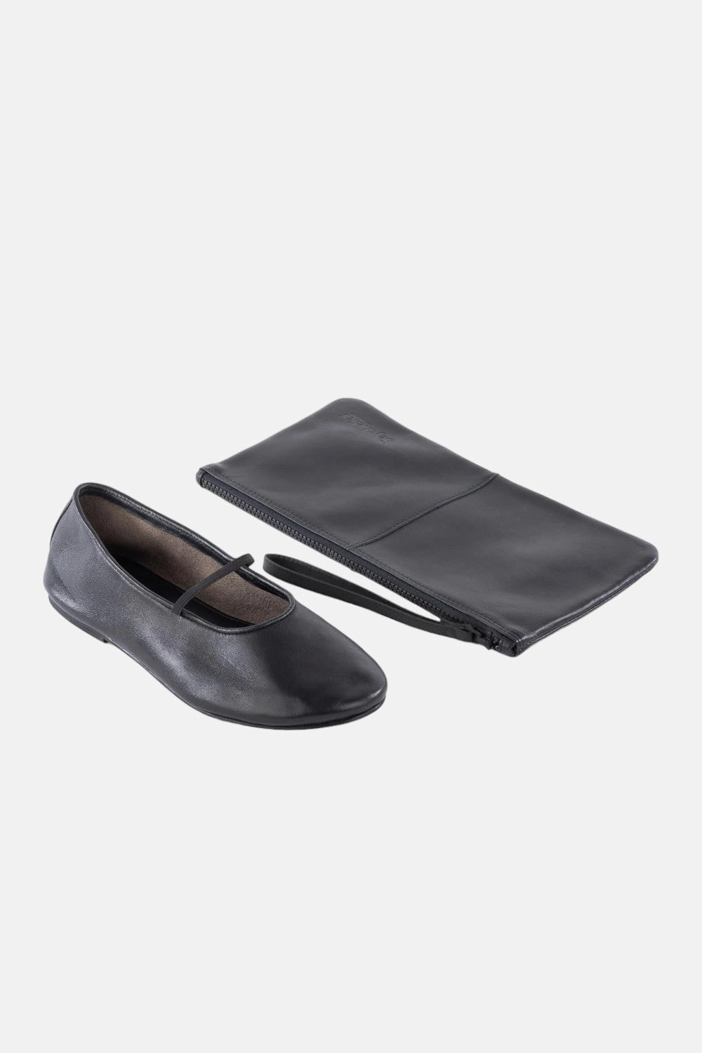 Everyday Look Seychelles Neon Moon Ballet Flat Travel Duo in Black Leather
