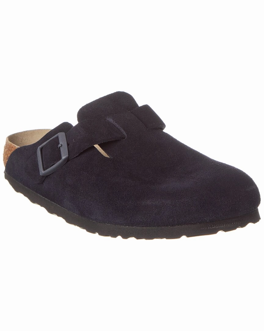 Fabric Upper Low Profile Birkenstock Boston BS Narrow Suede Clog