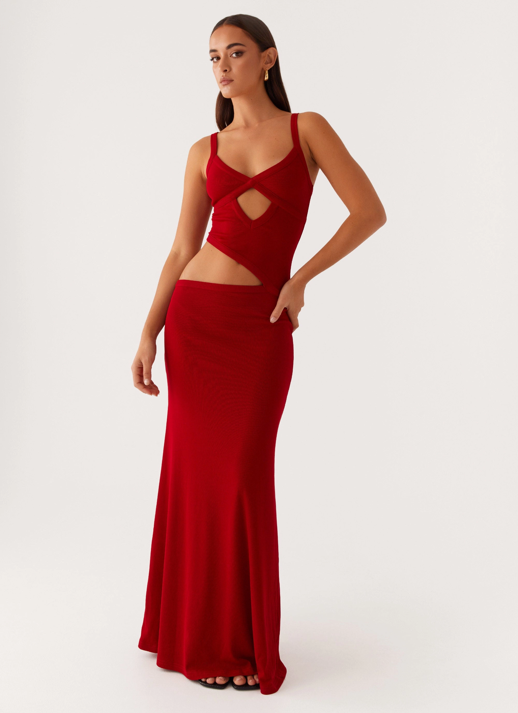 Jocelyn Maxi Dress - Red Comfortable Fashion