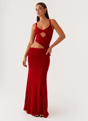 Jocelyn Maxi Dress - Red Comfortable Fashion