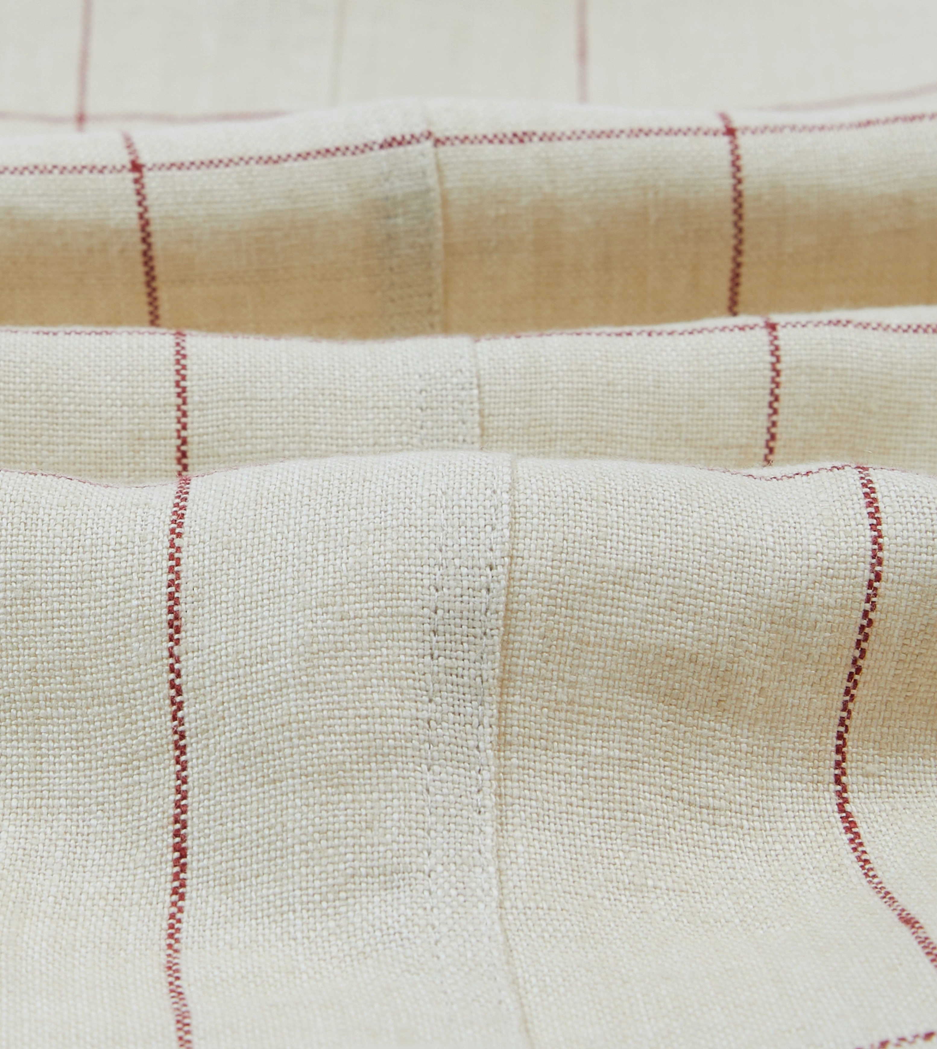 Tailored Fit Ecru and Red Windowpane Check Games Blazer Mk. IV