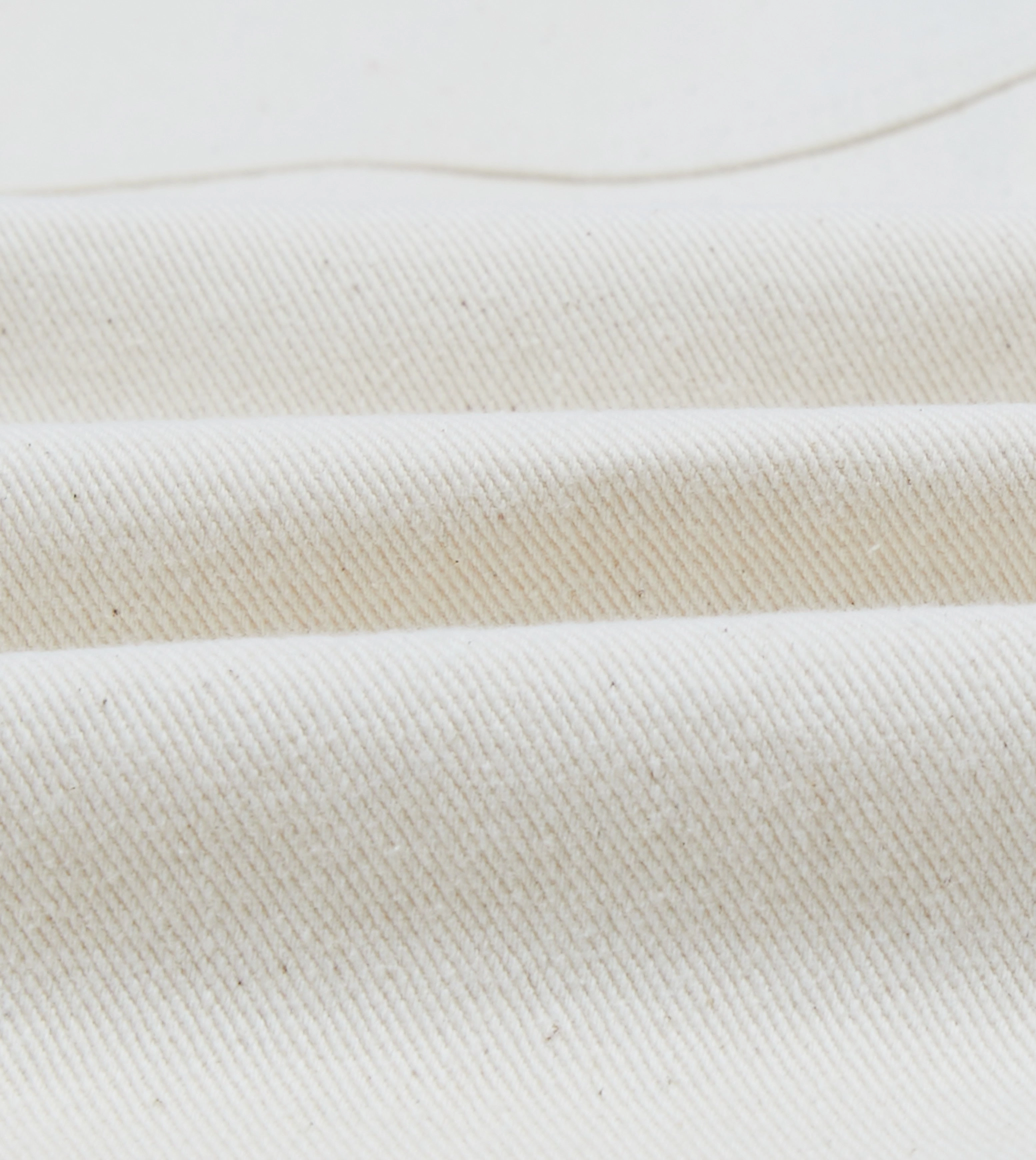 Ecru Denim Western Chore Jacket Street Function