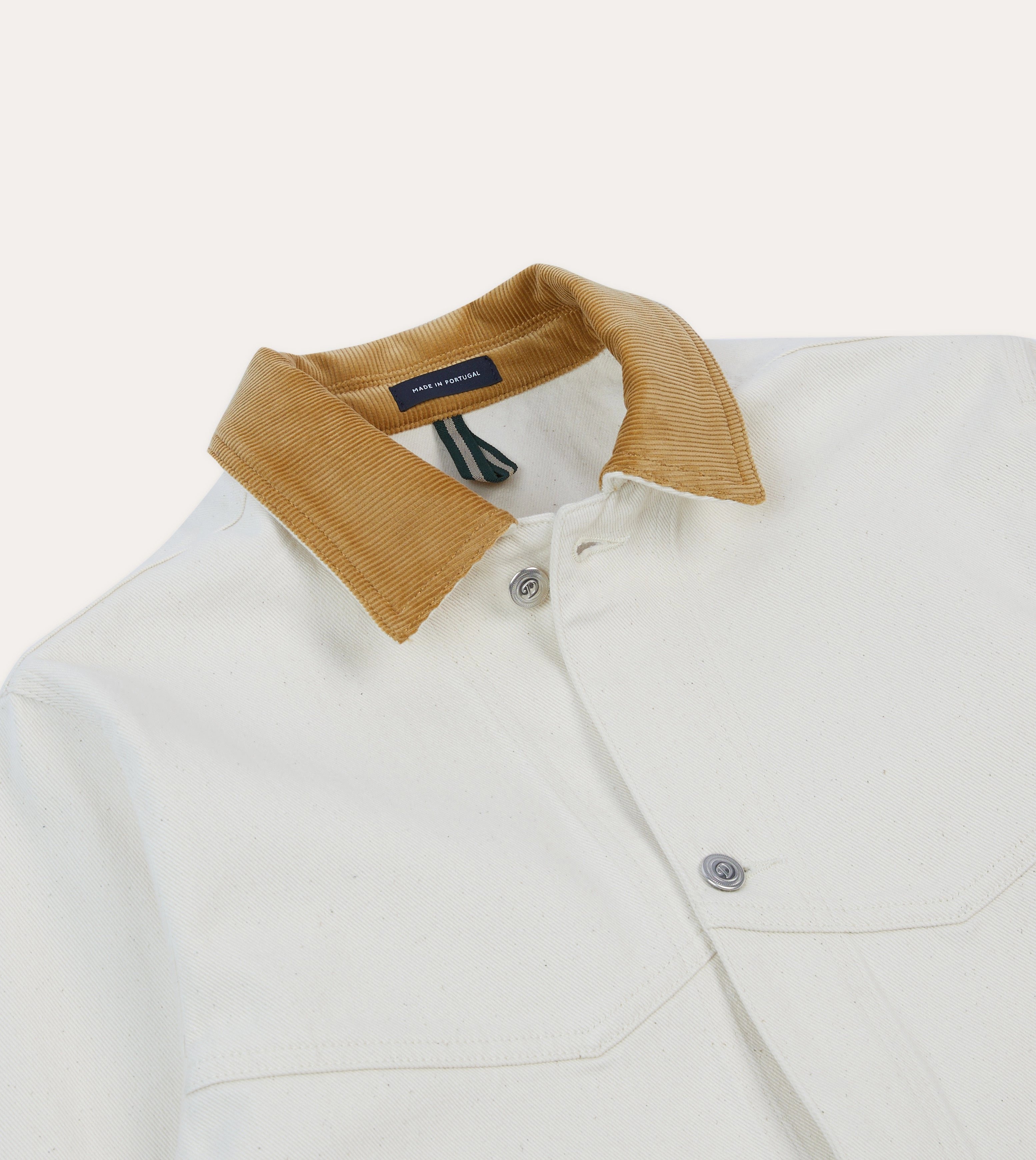 Opinion Ecru Denim Western Chore Jacket