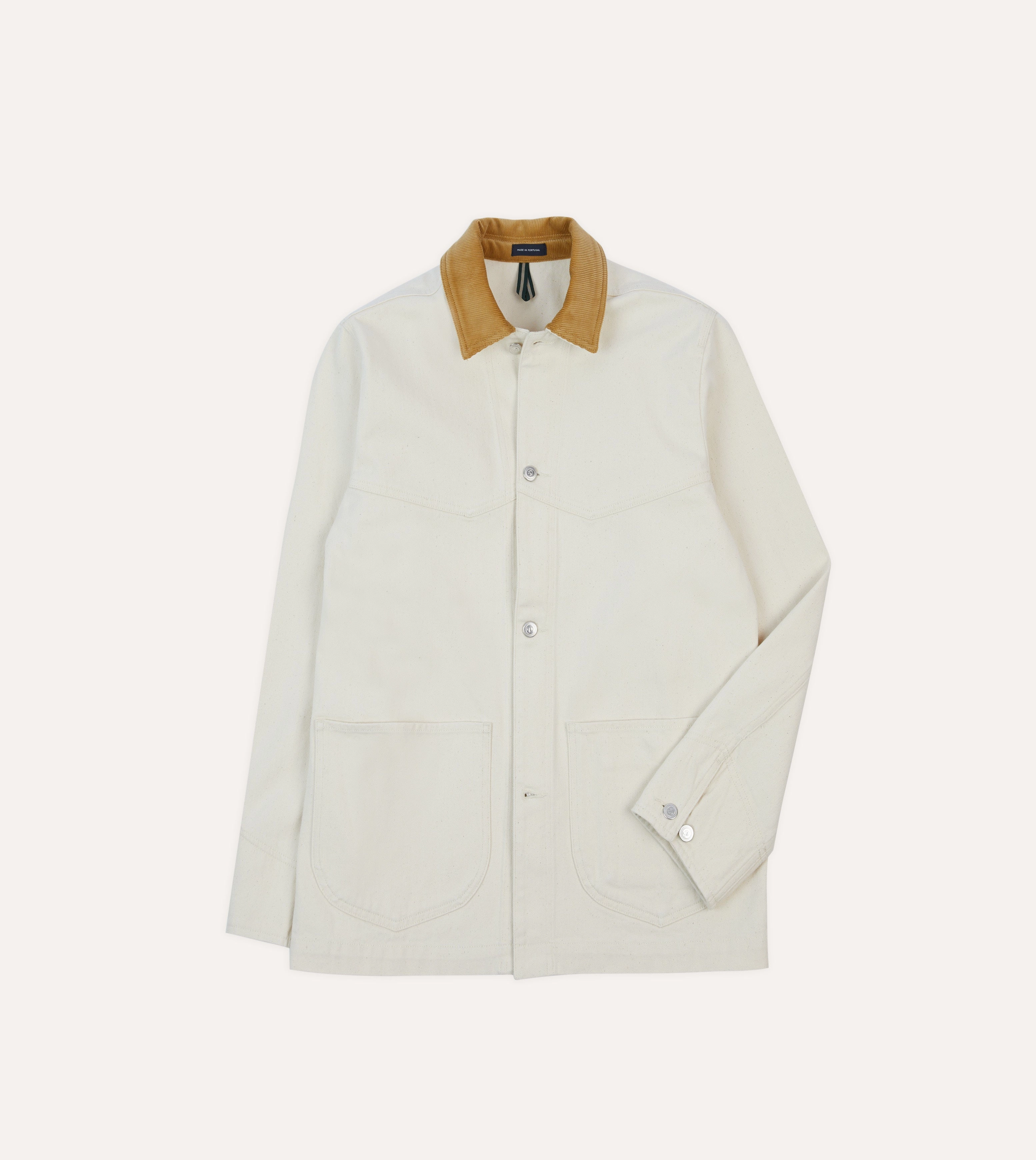 Ecru Denim Western Chore Jacket Sports use