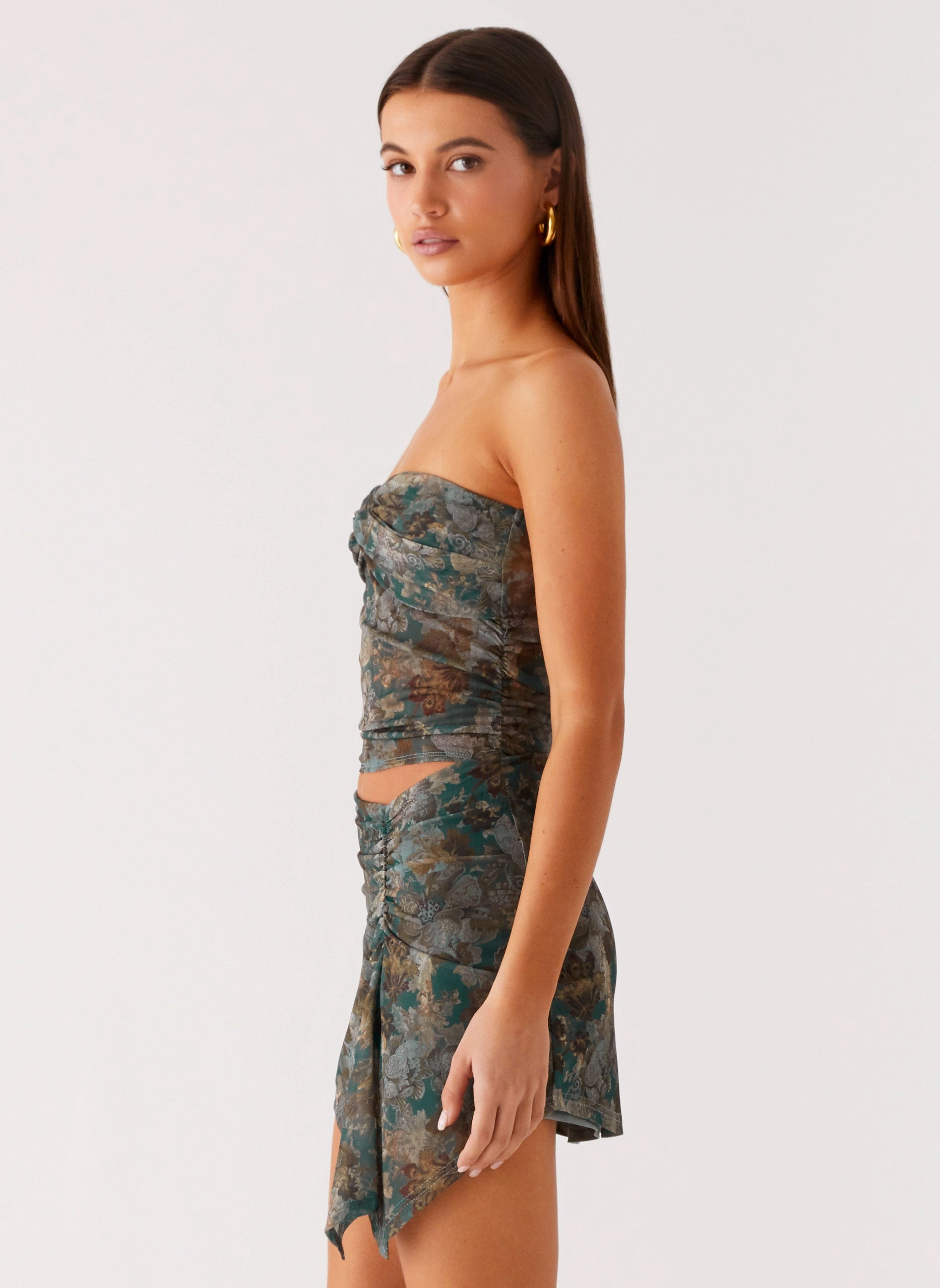 Vayda Mini Dress - Vintage Blossom Travel-friendly Simple Mood