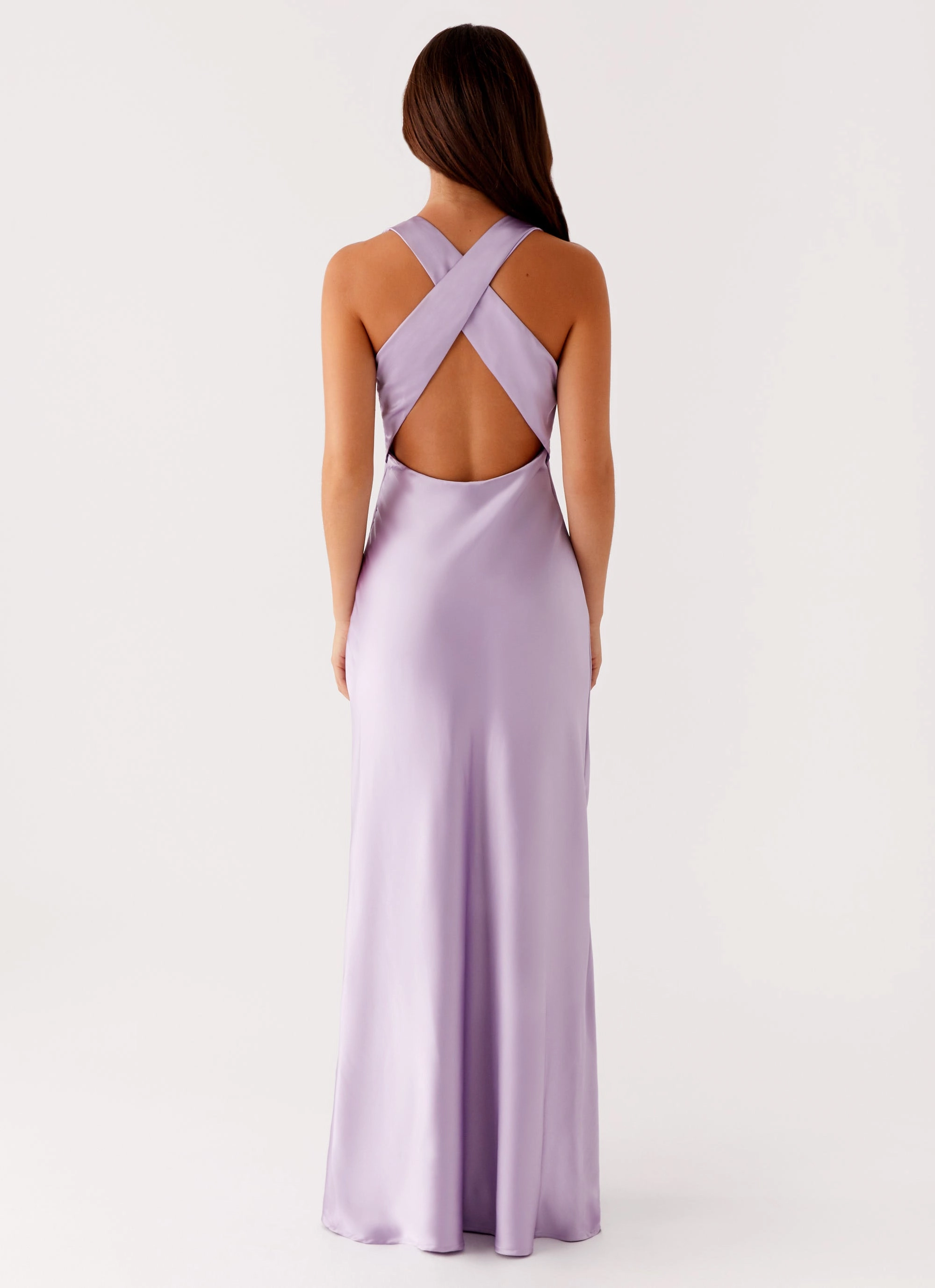Pearl-Detail Brody Maxi Dress - Lilac