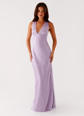 Brody Maxi Dress - Lilac Happy Glow