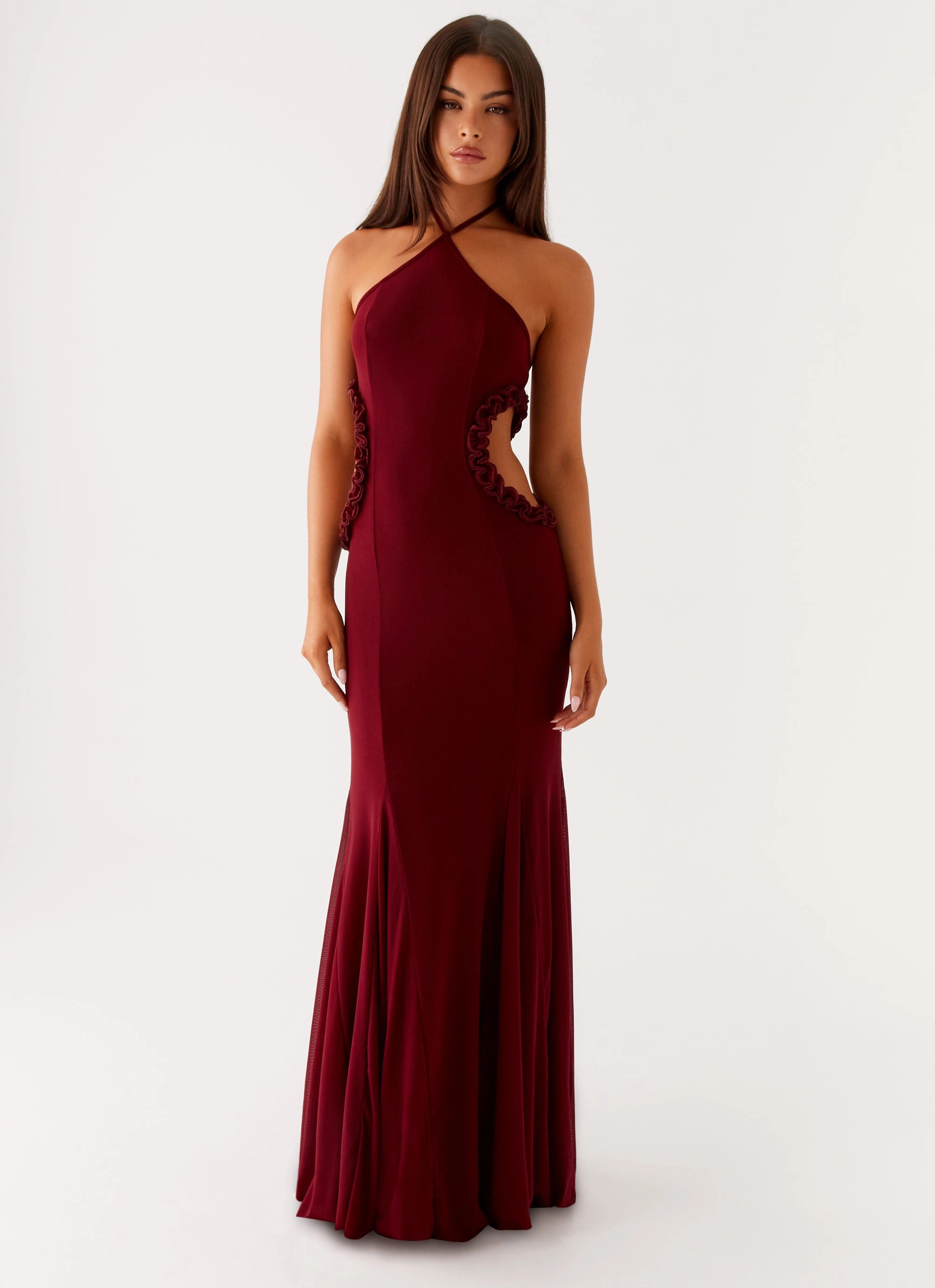 MultiPurposePockets Jemima Maxi Dress - Raspberry Wine