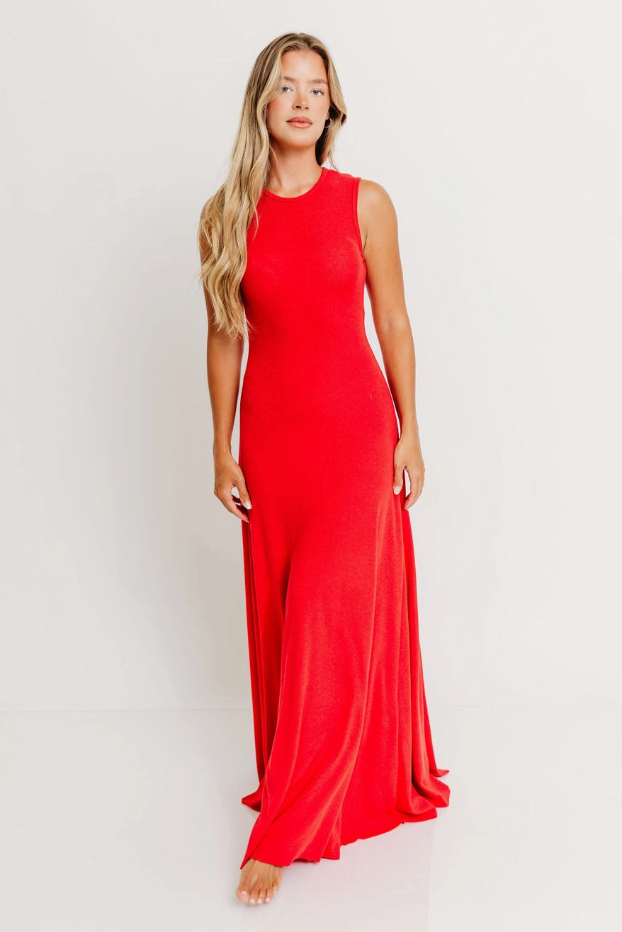 Effortless Maxi Dress in Shirley Temple Refined Aesthetic