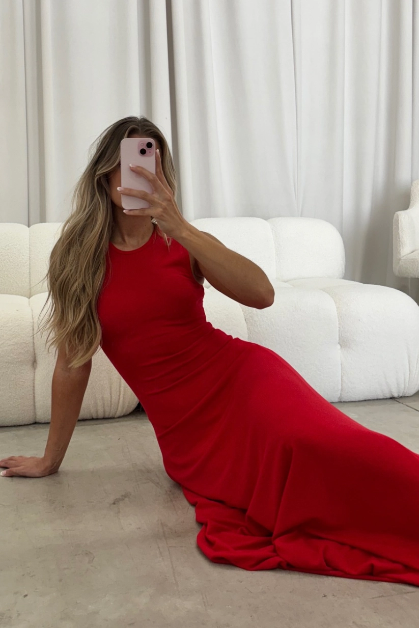 Effortless Maxi Dress in Shirley Temple Smart Glide Easy Fit