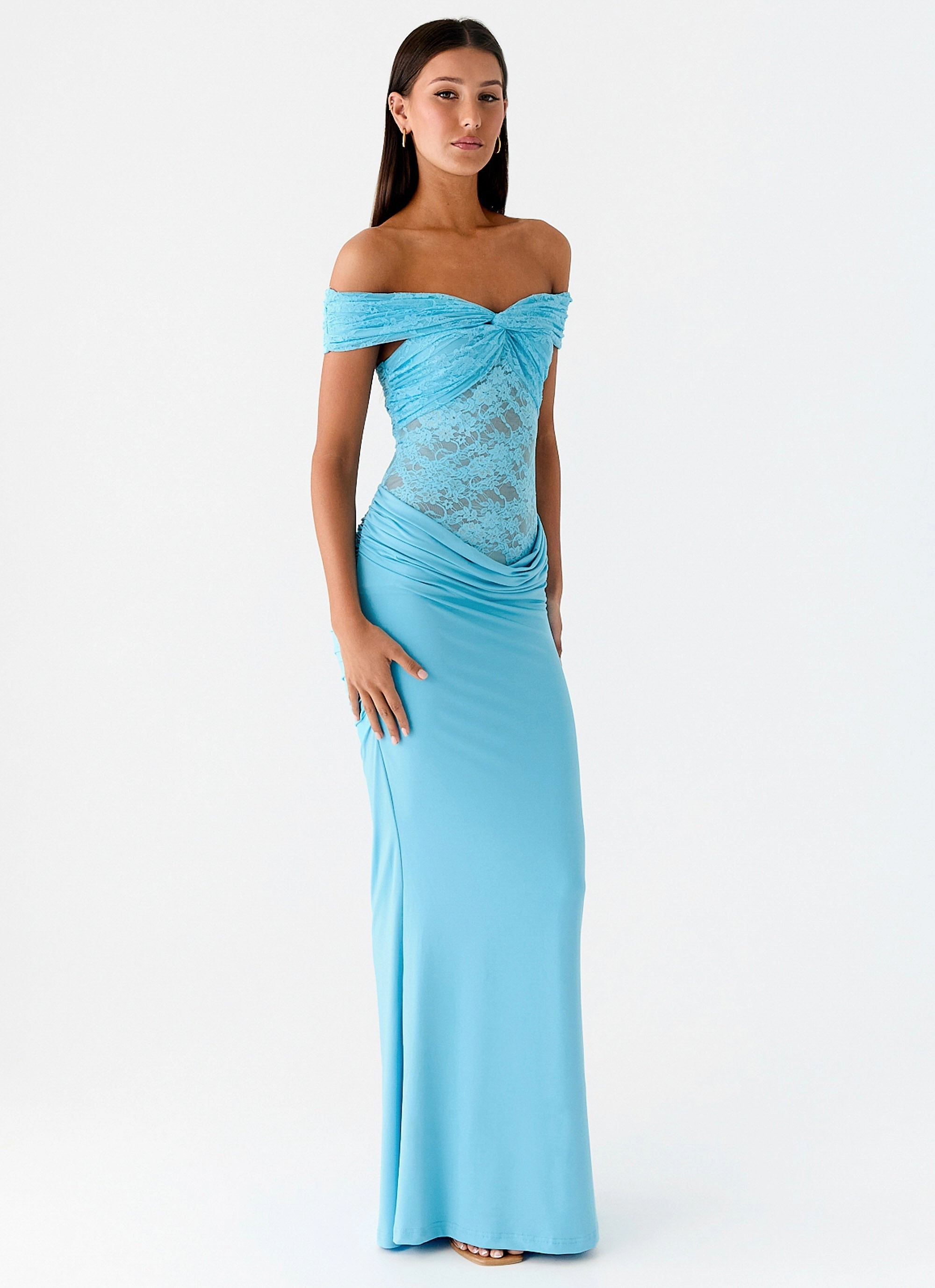 Either Way Maxi Dress - Turquoise Blue Active Outfit Bold Touch