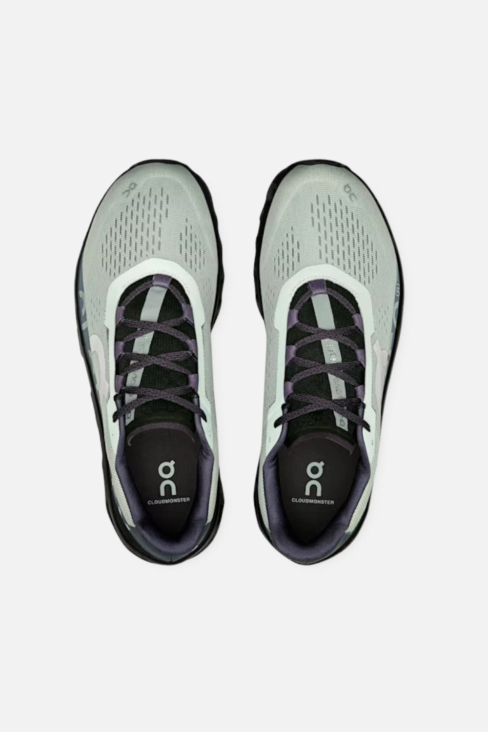 Adjustable Midfoot Strap ON Running Men's Cloudmonster in Glacier/Black