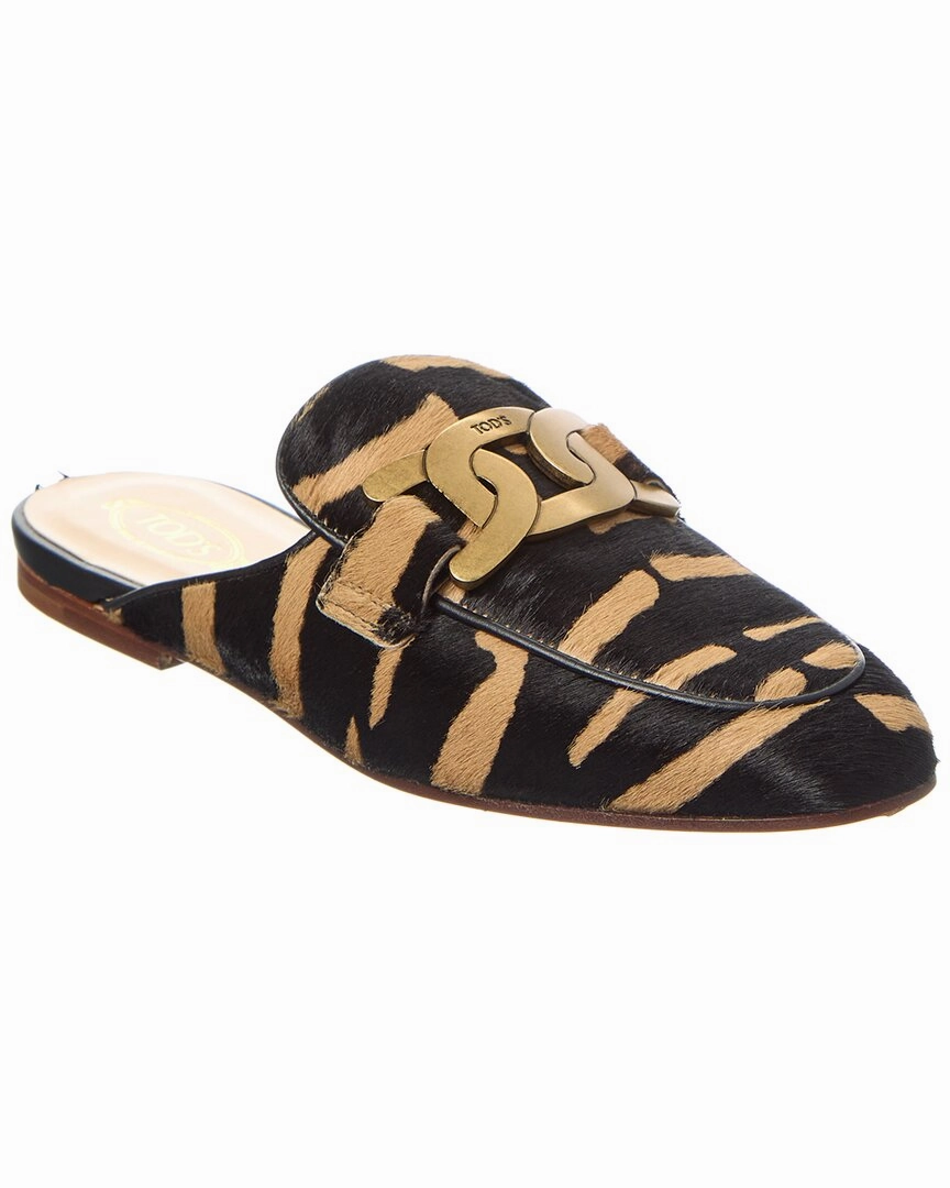 TOD??s Haircalf Mule Easy Fit Walk