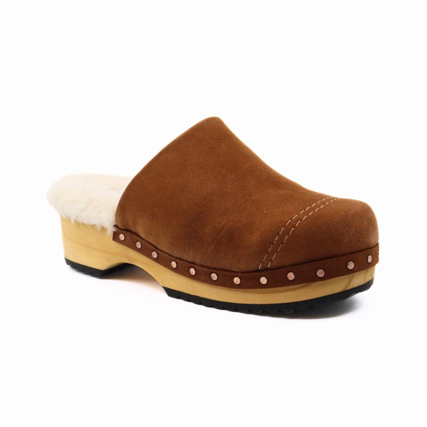 Stylish Casuals Women's Oak Cozy Clog In Tan