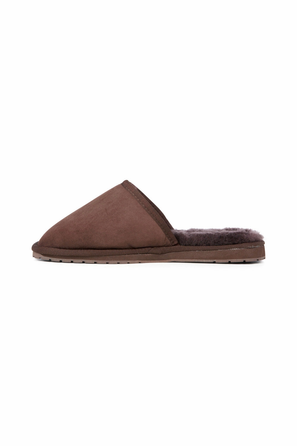 Emu Australia Platinum Yamba Slippers in Chocolate Leaf Touch