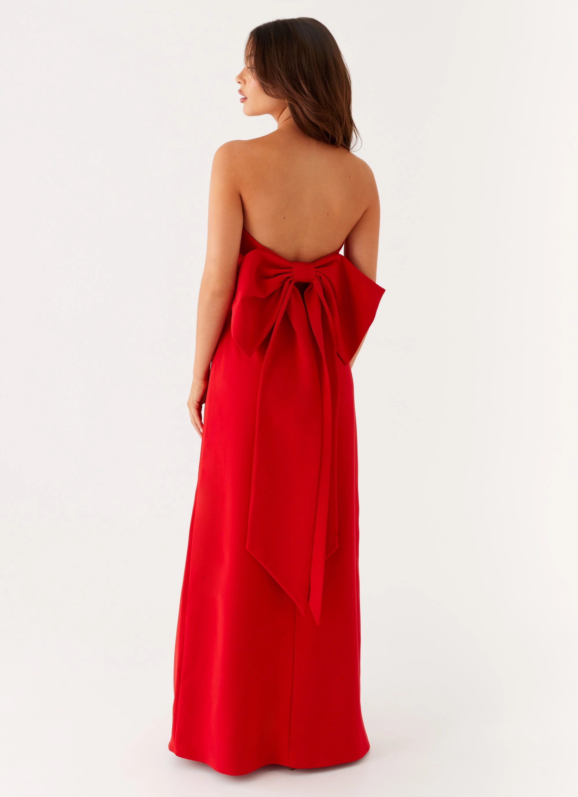 Meredith Maxi Dress - Red Active Outfit