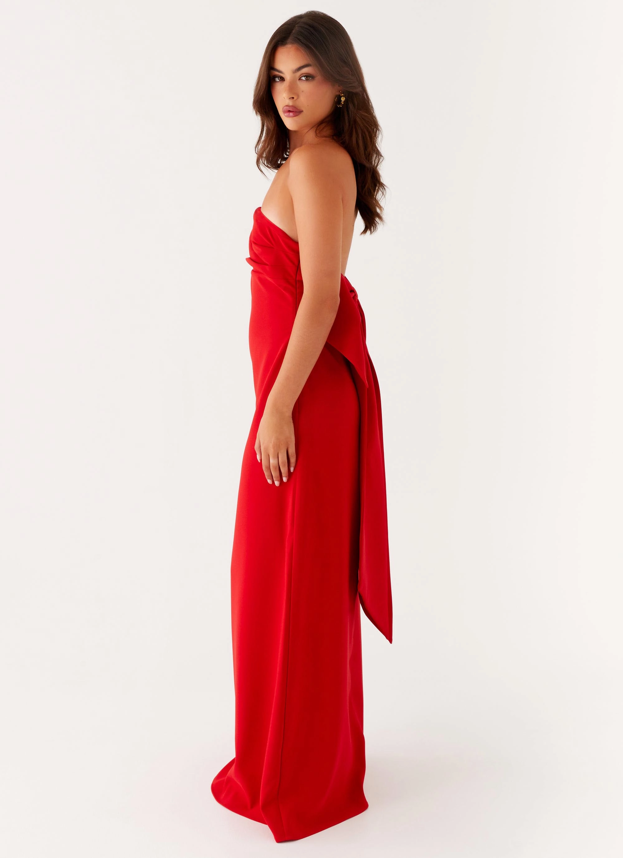 Polished Style Meredith Maxi Dress - Red