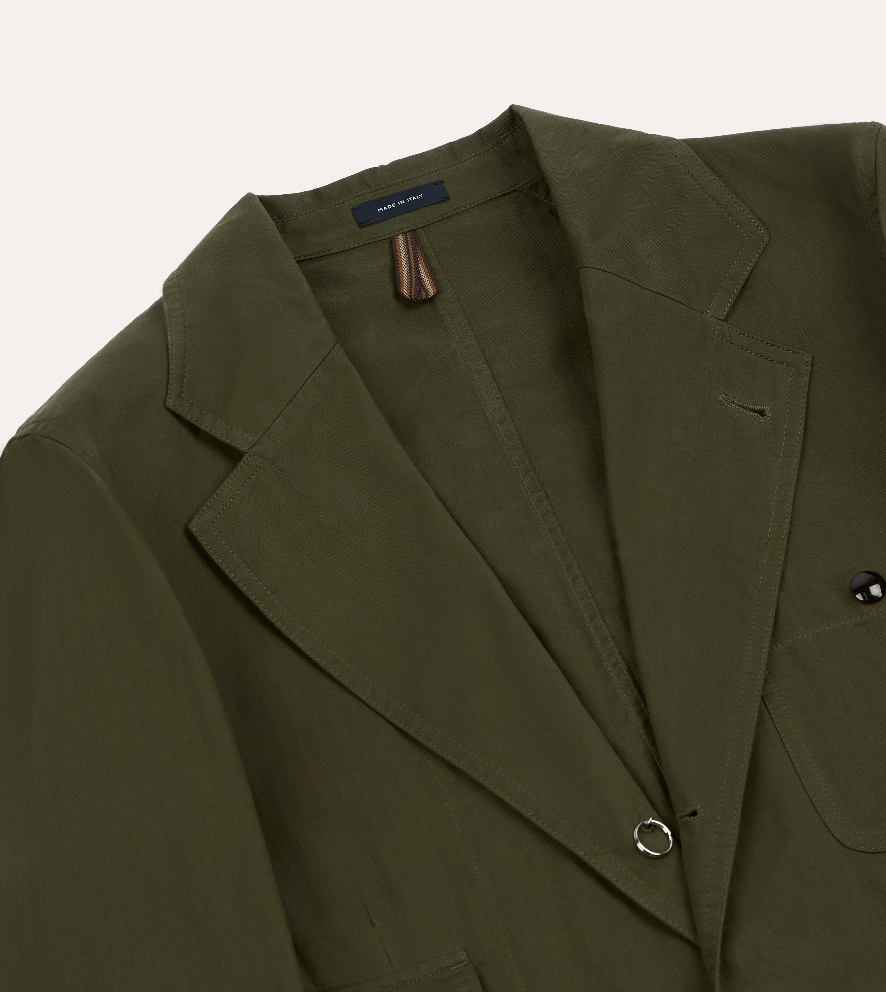 Drake??s and New Balance Waxed Herringbone Cotton Games Blazer Perfect Design Wear