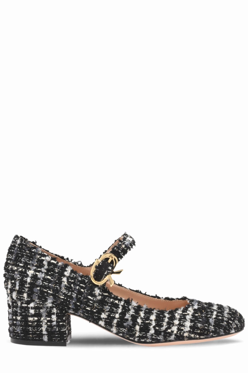 Comfortable Shoes City Chic Mary Ribbon Boucle Heels