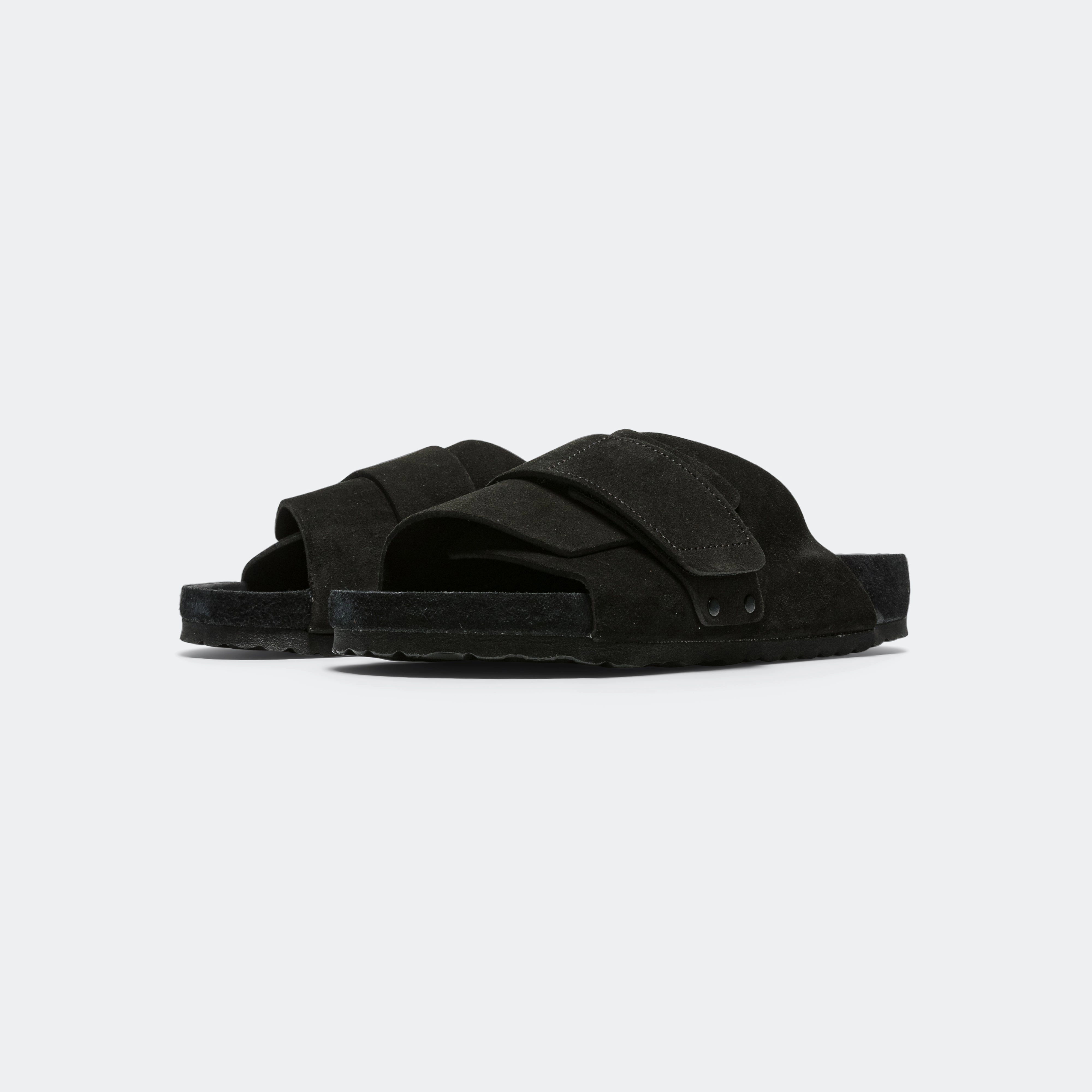 Breathable Upper Practical Stylish Kyoto Exquisite - Black Suede Leather