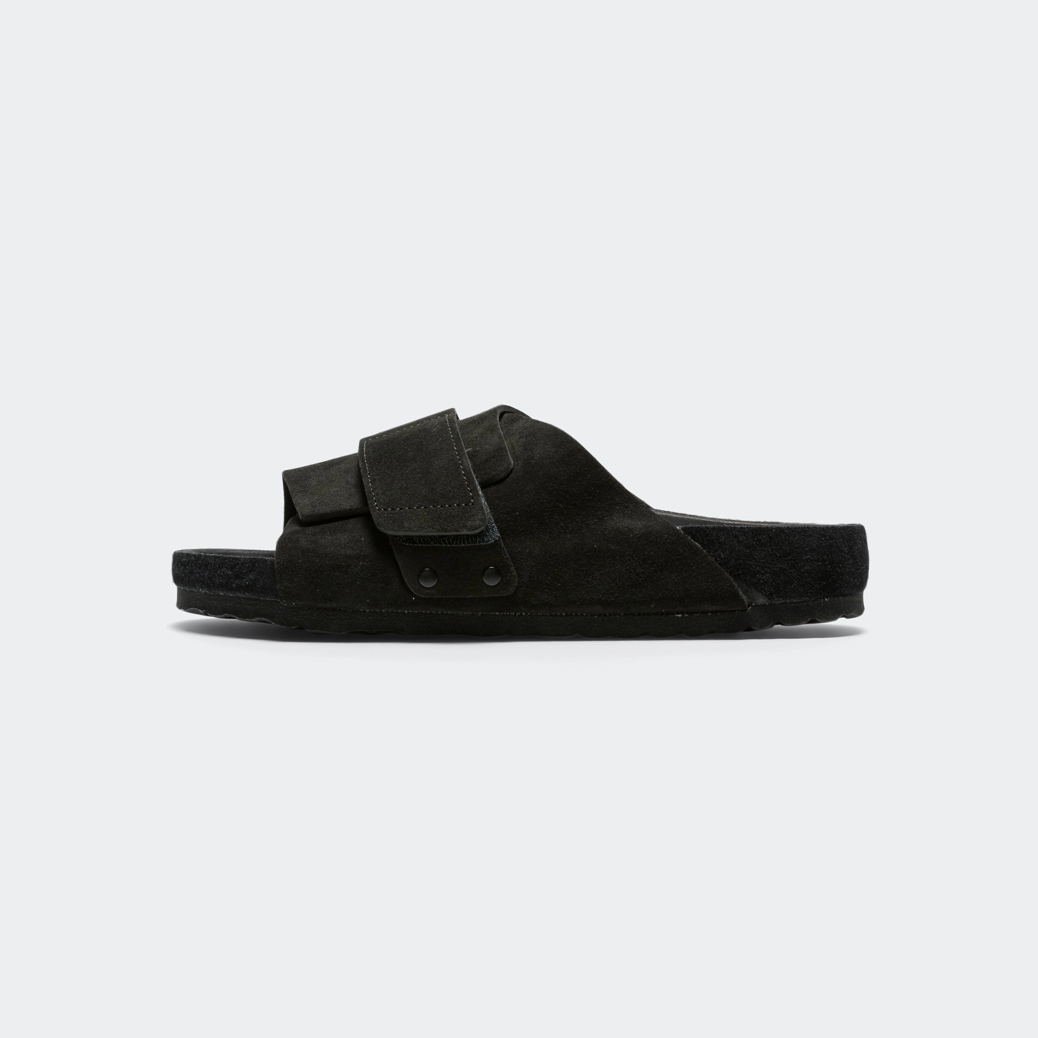 Kyoto Exquisite - Black Suede Leather Casual