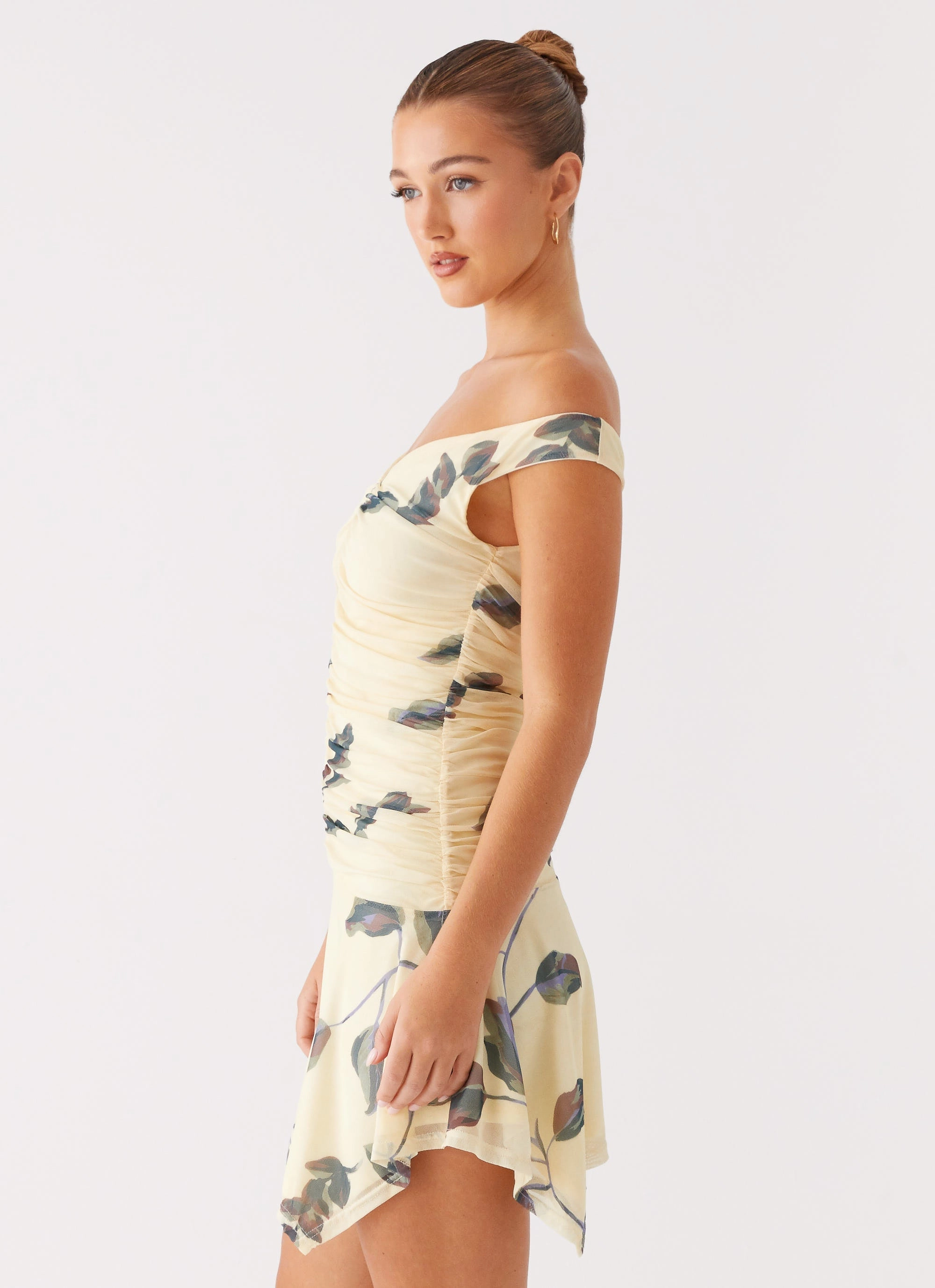 Rose Soft Josette Mini Dress - Buttercream Bliss