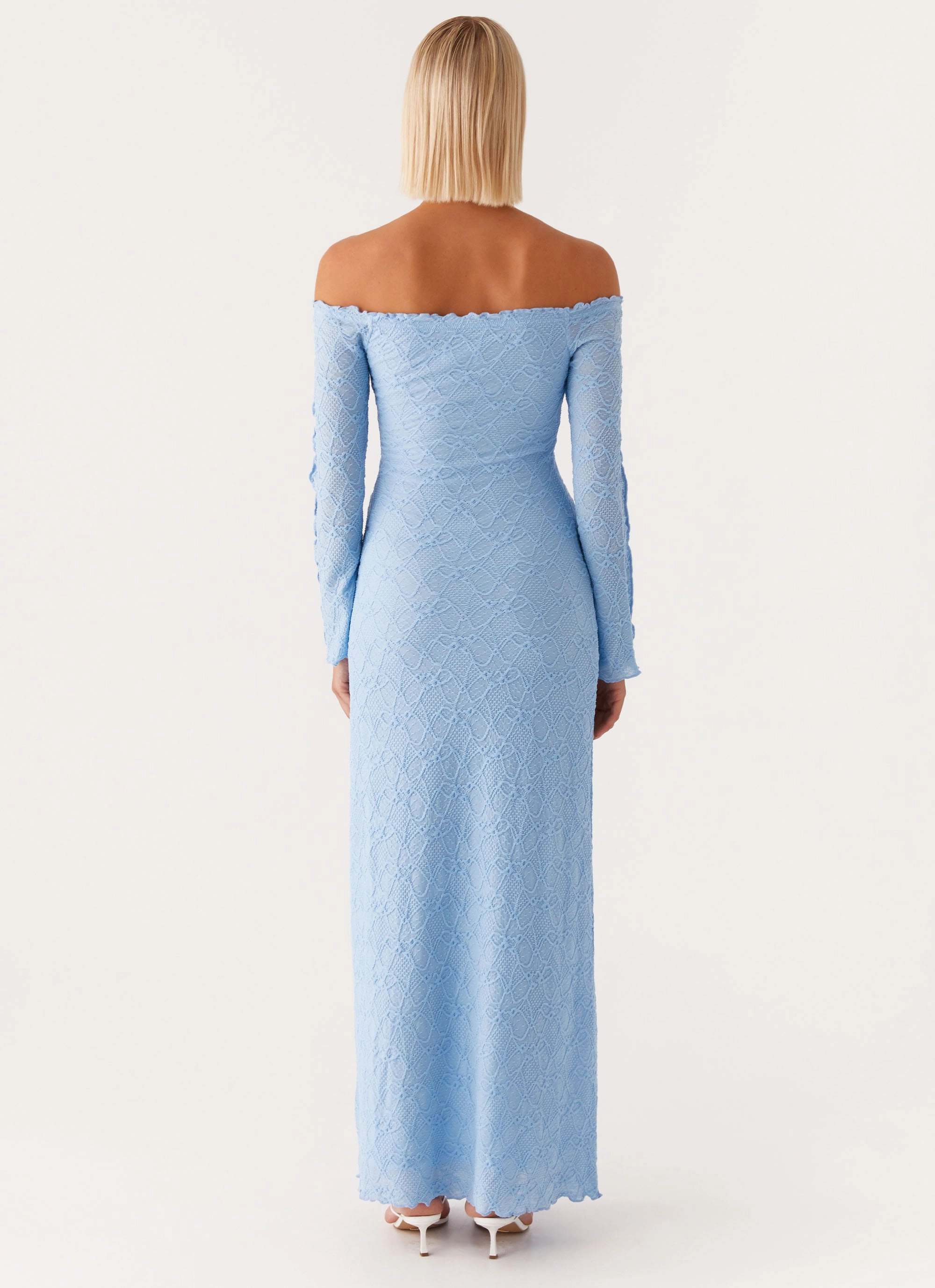 Elouera Maxi Dress - Baby Blue Evening Look
