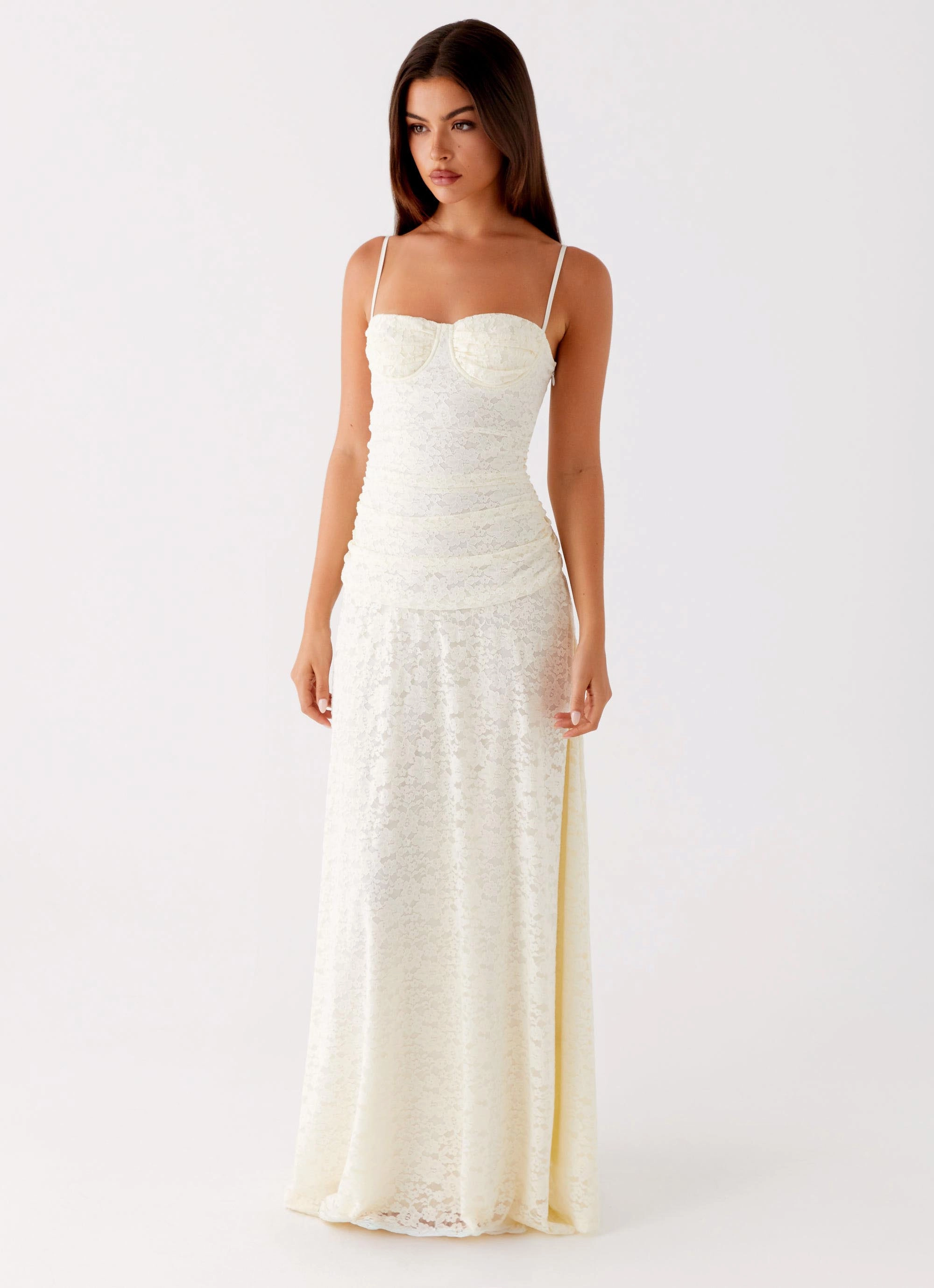 Elsa Maxi Dress - Ivory Layer Ready