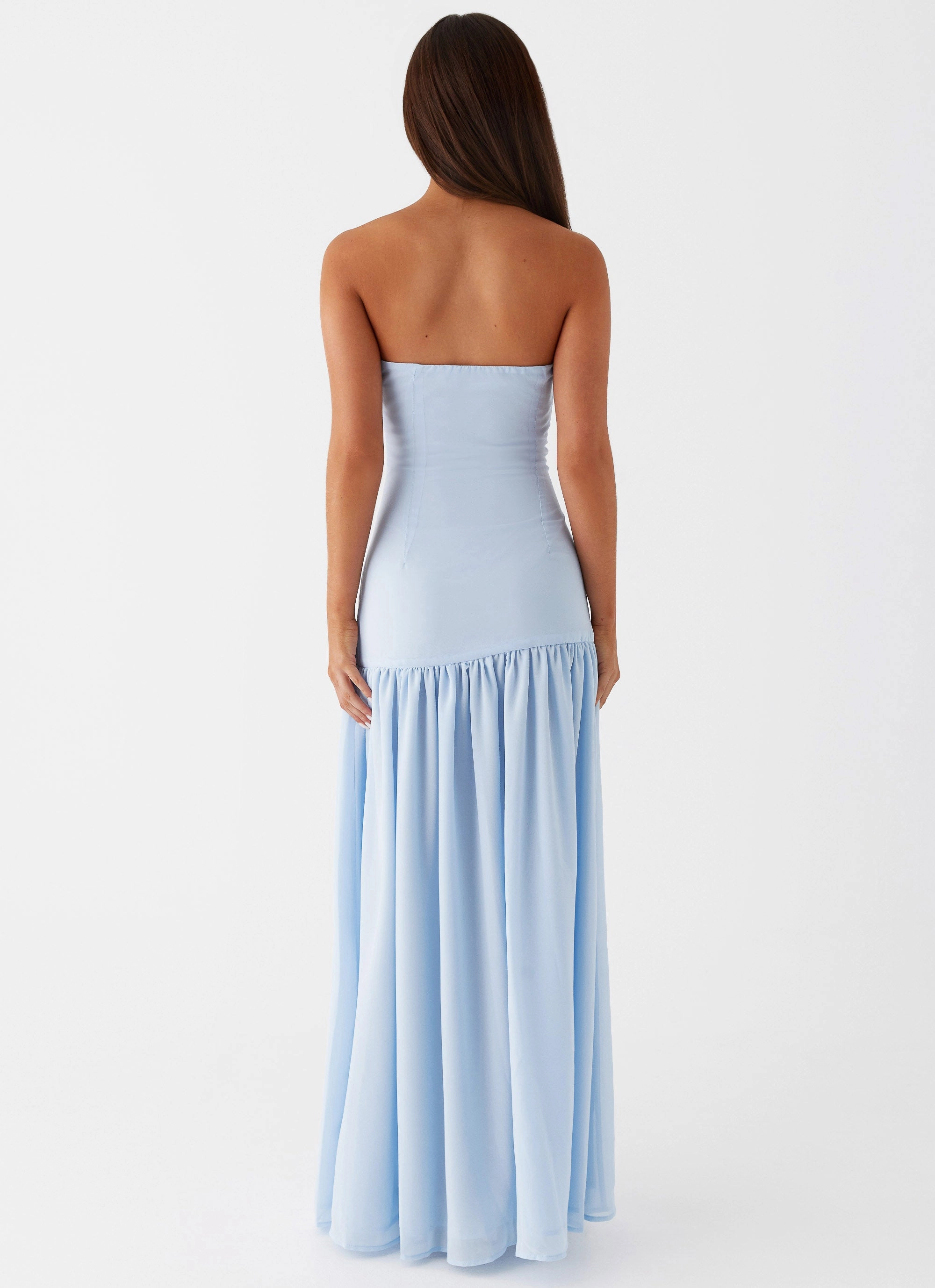 Smart Comfort Eden Strapless Maxi Dress - Blue