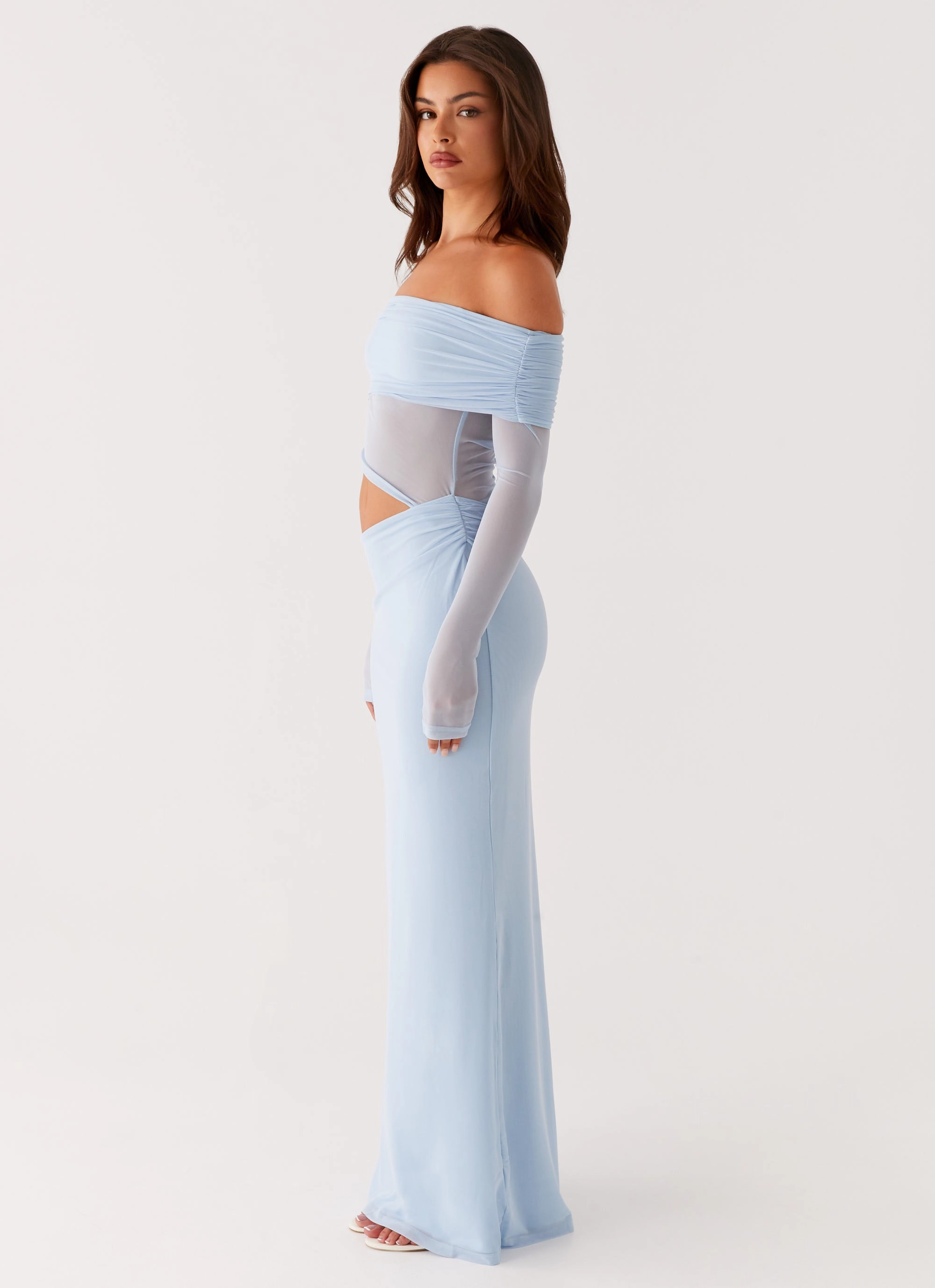Emery Maxi Dress - Blue Versatile dress for layering