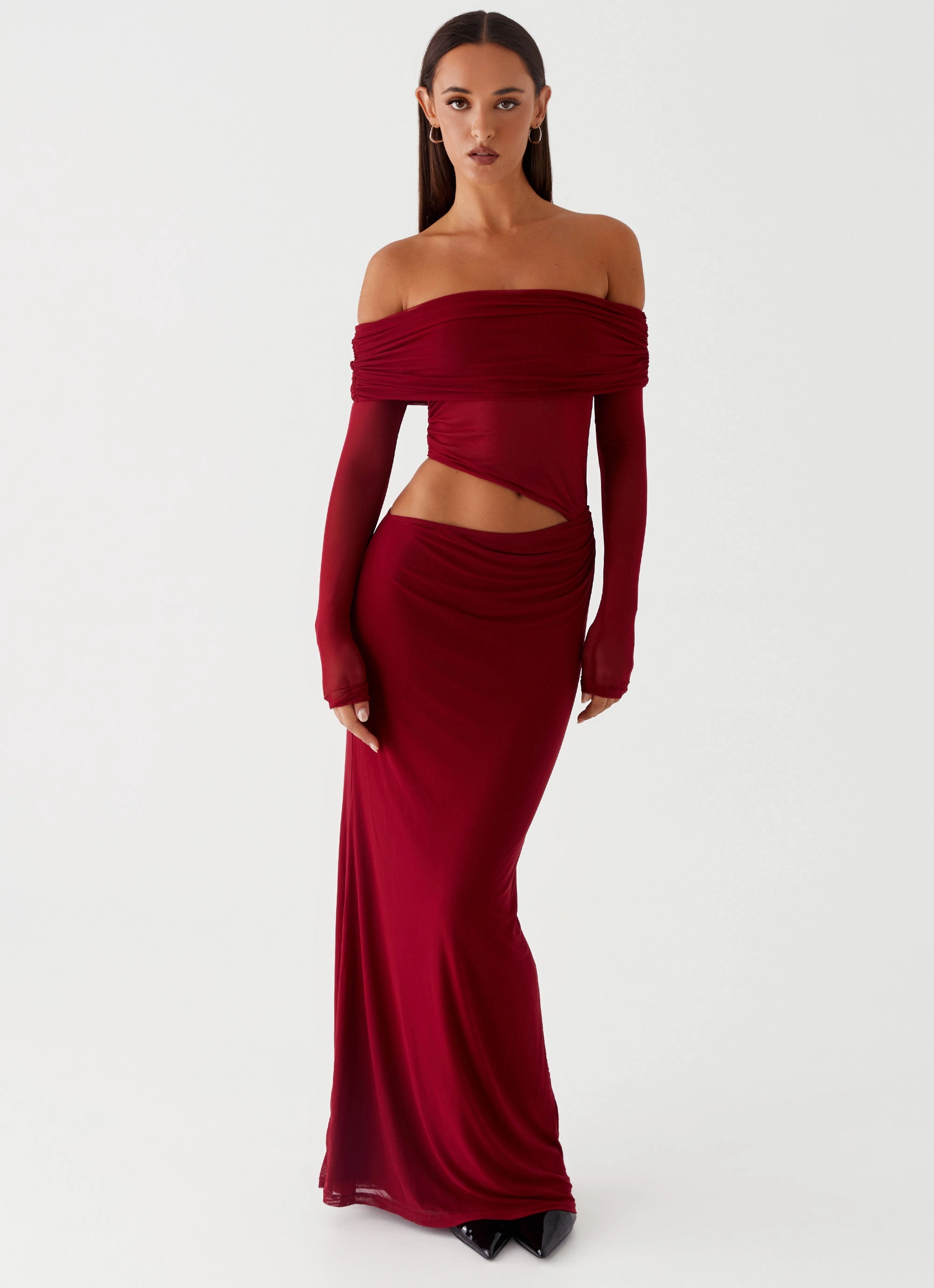 Cool Look Emery Maxi Dress - Cherry Red
