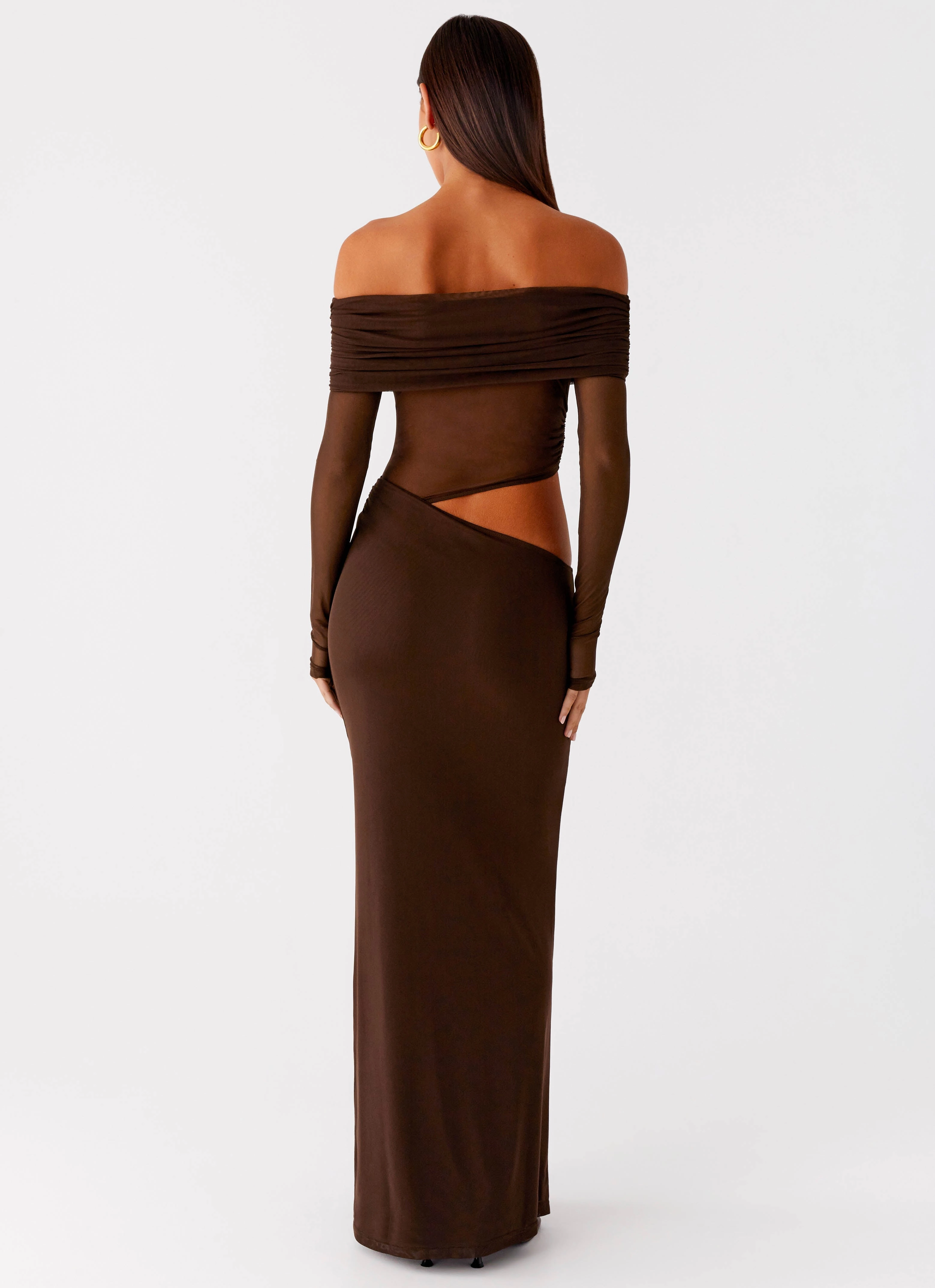 Love Glow Comfy Comfort Emery Maxi Dress - Chocolate