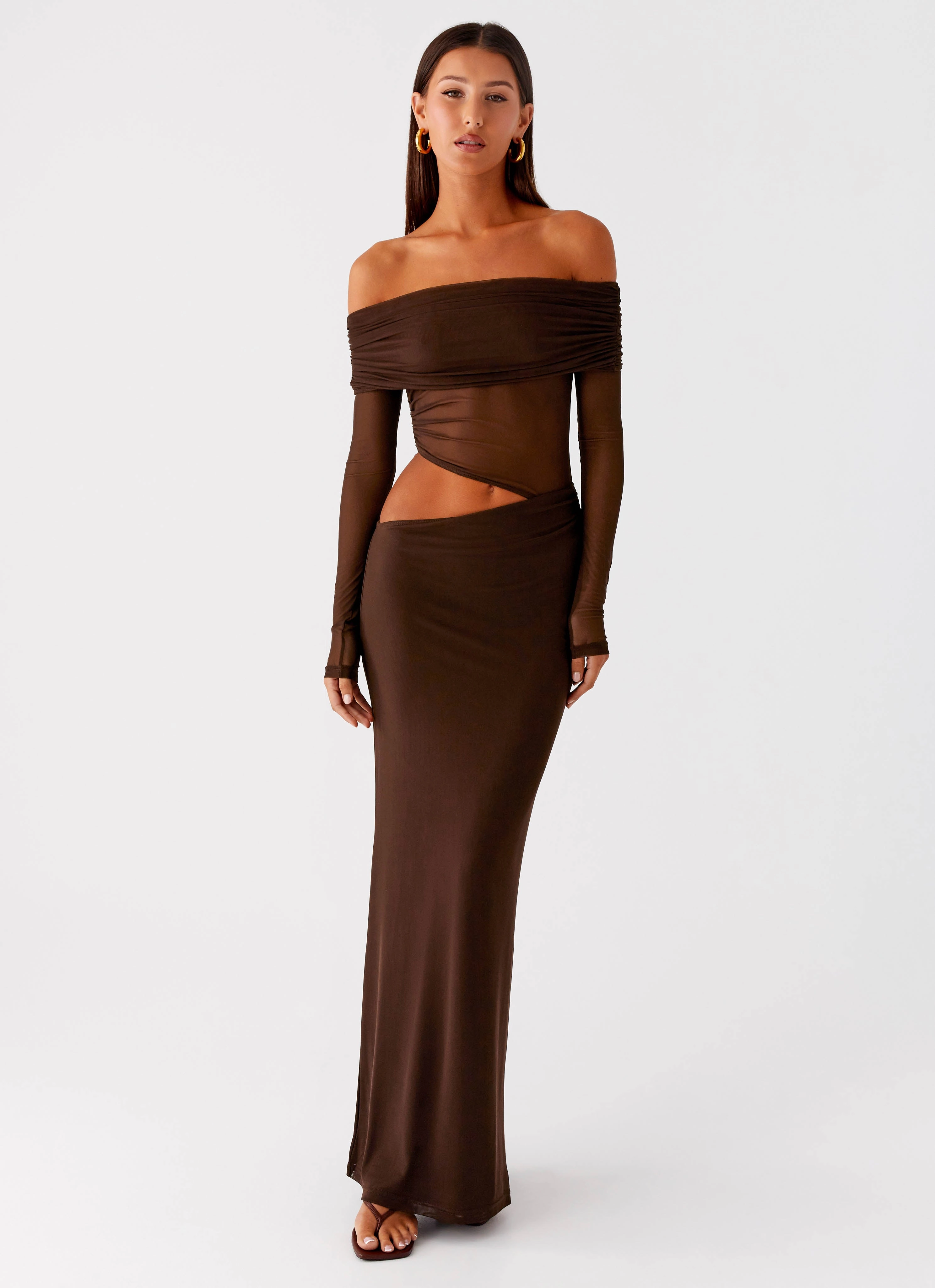 Emery Maxi Dress - Chocolate Timeless and Comfortable