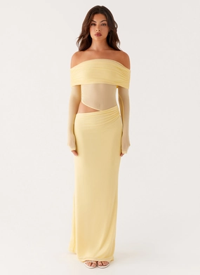 Flattering Fit Wear Emery Maxi Dress - Yellow