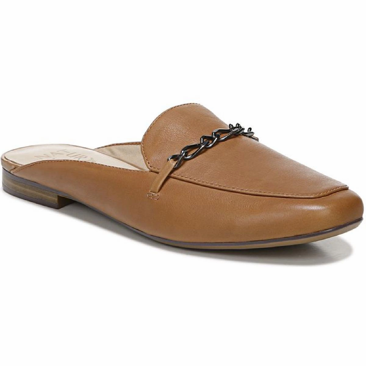 Emiline Womens Chain Slip On Mules Quick Slip On