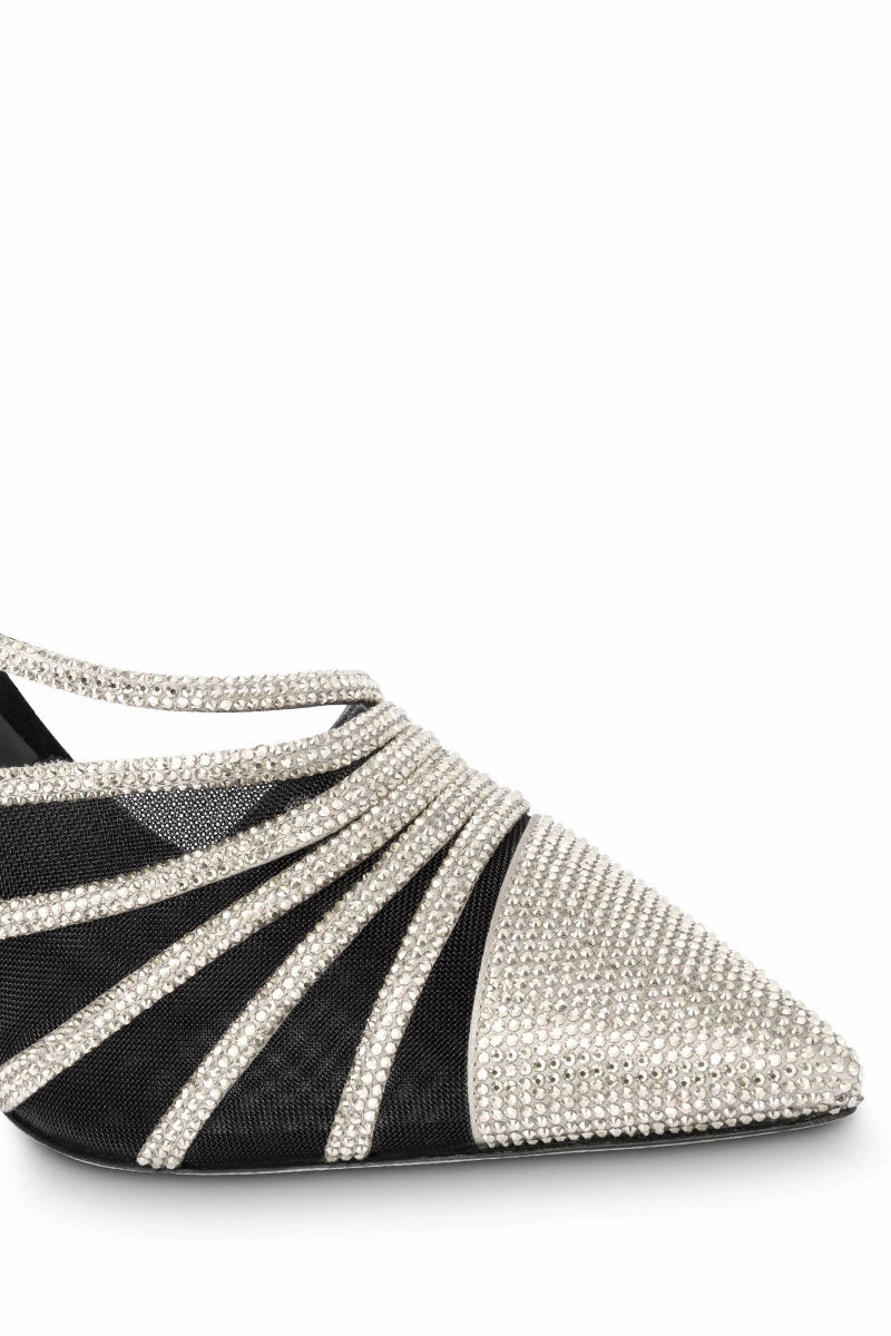 Emily Slingback Gold High Heeled Sandals