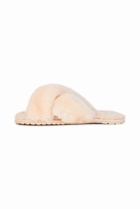 Emu Australia Mayberry Crimp Slippers in Natural Comfortable For All-Day Wear active shoes